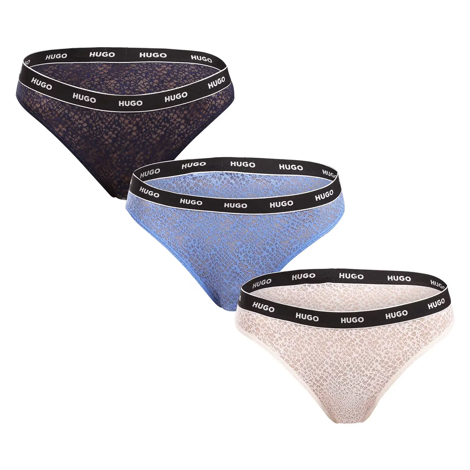 3PACK dámské kalhotky HUGO vícebarevné (50535254 961)