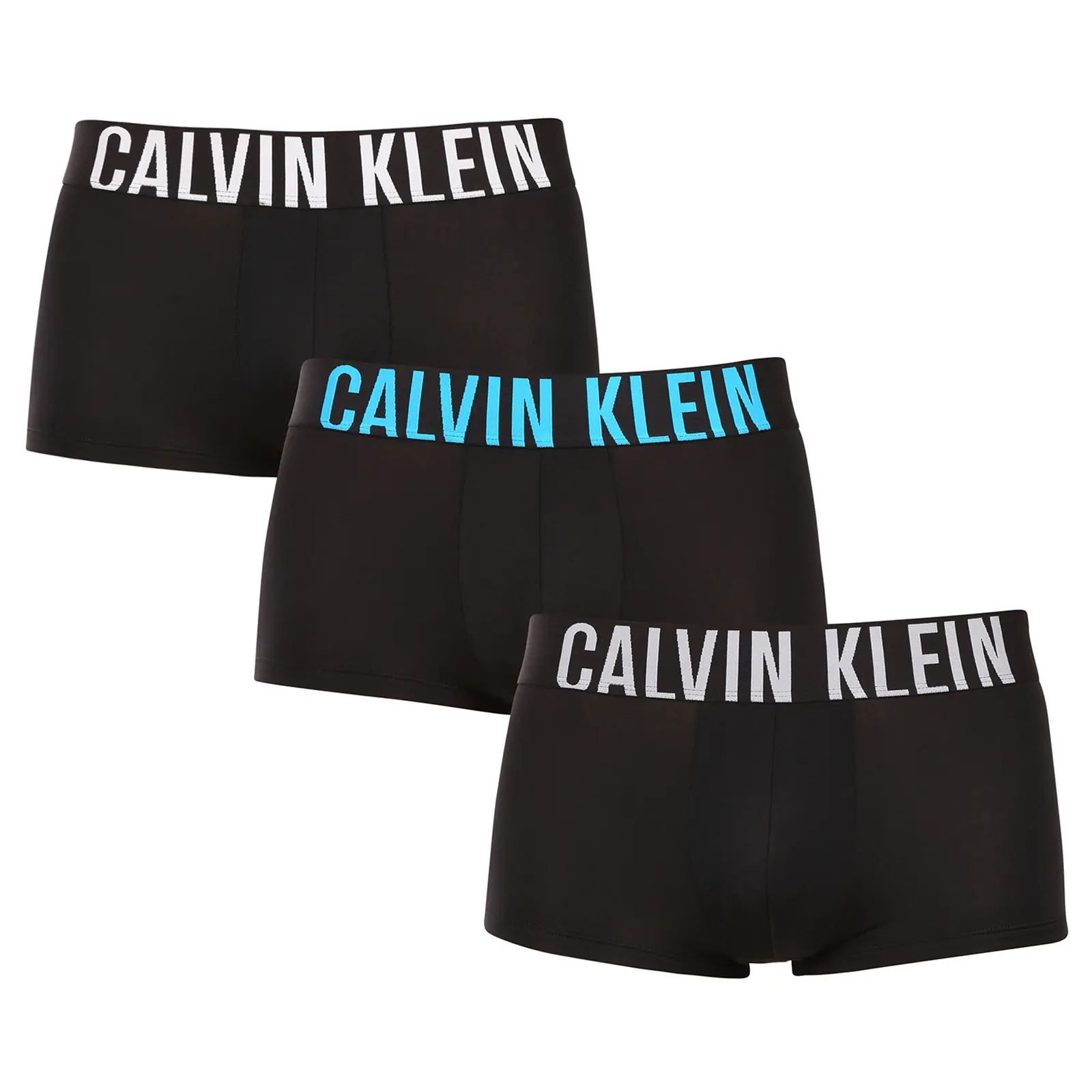 3PACK pánské boxerky Calvin Klein černé (NB3611A-VVL)