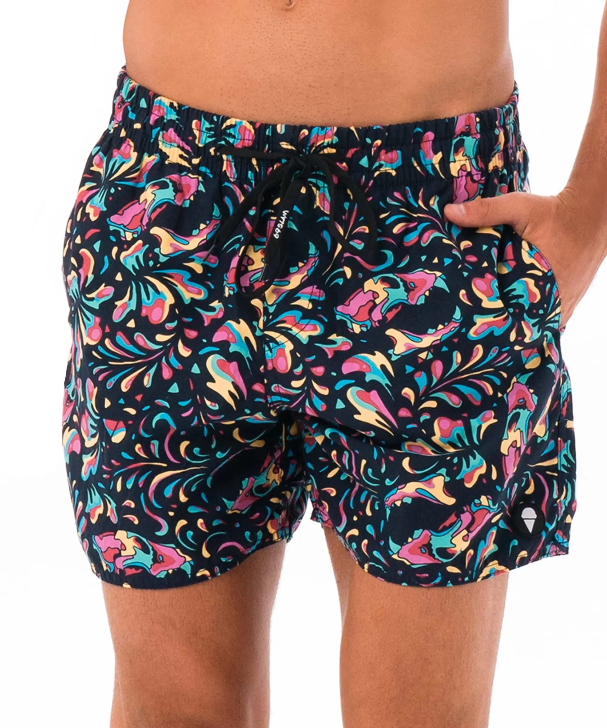 Pánské plavky 69SLAM TIGER SKULL SAMOA (SEBTKL-PM) XS