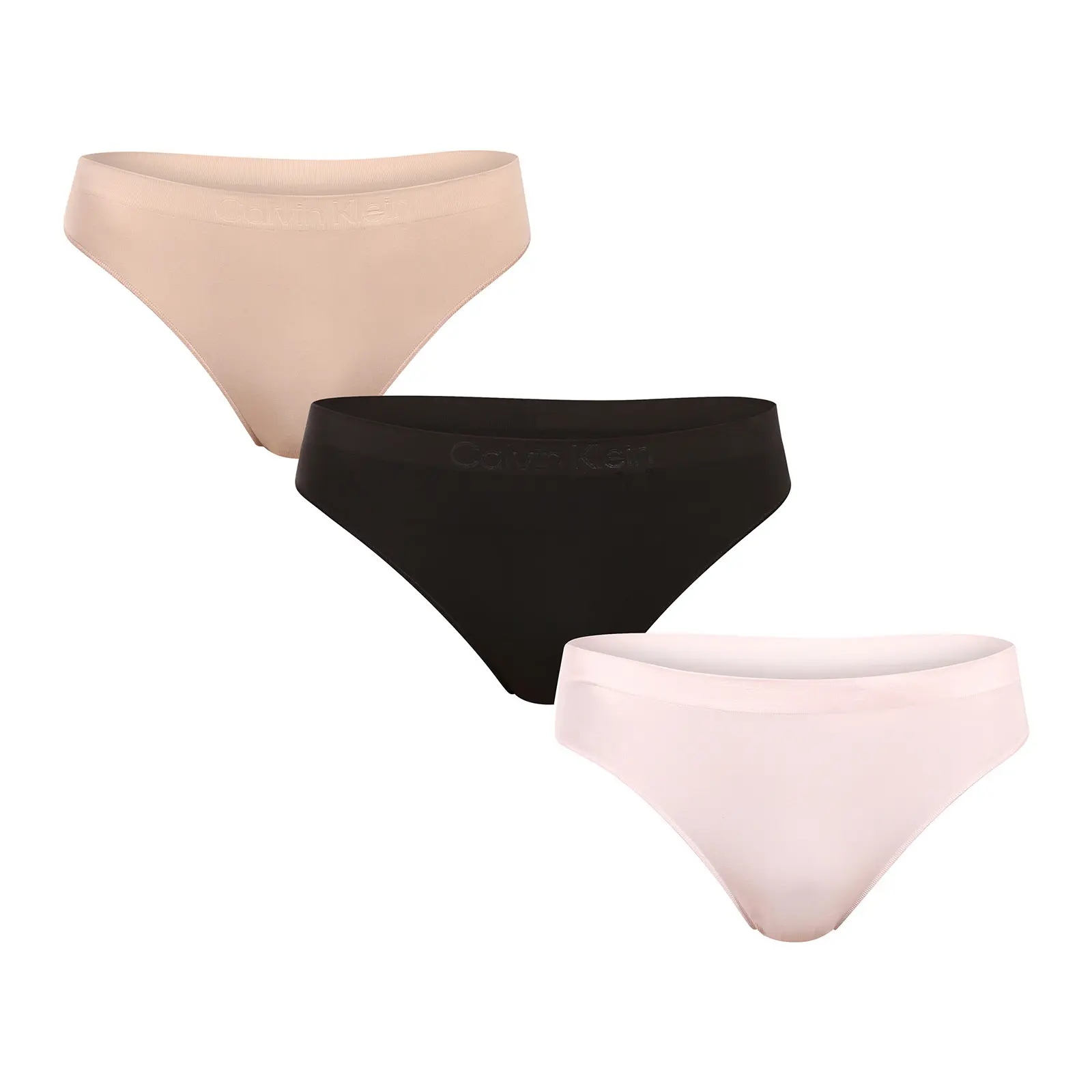 3PACK dámská tanga Calvin Klein vícebarevné (QD5211-31S)