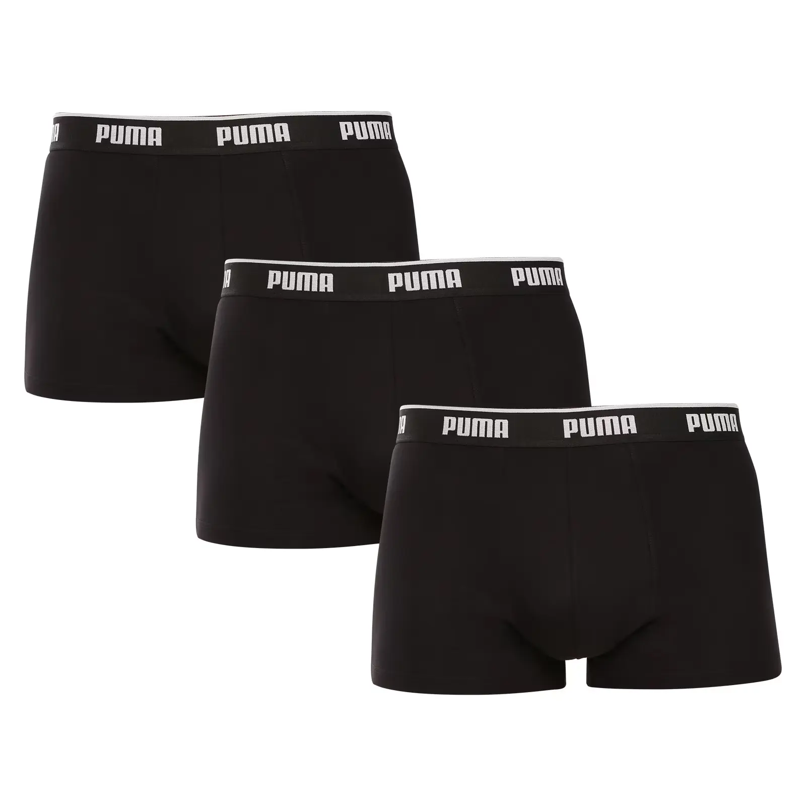 3PACK pánské boxerky Puma černé (701234187 001) M, trenky / trenýrky