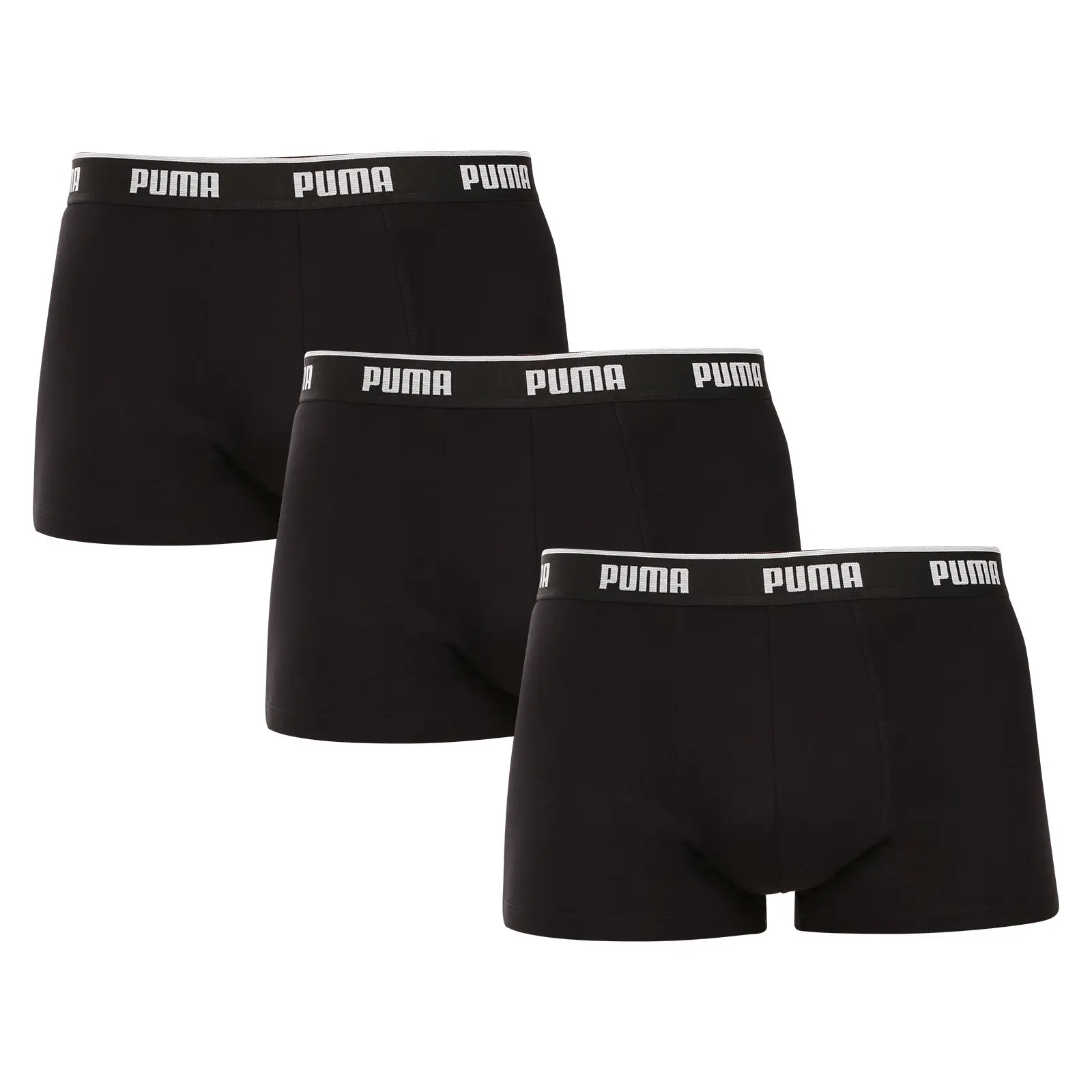 3PACK pánské boxerky Puma černé (701234187 001) M, trenky / trenýrky