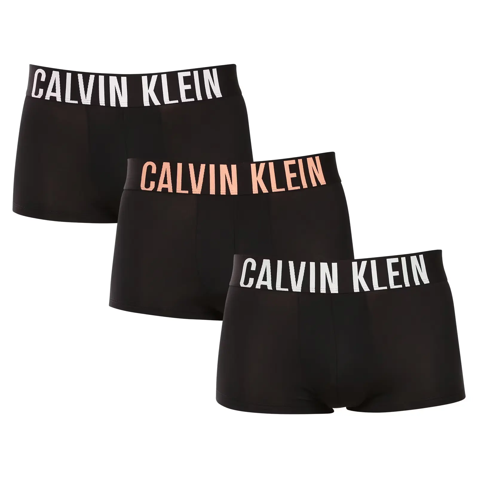 3PACK pánské boxerky Calvin Klein černé (NB3611A-VVN)