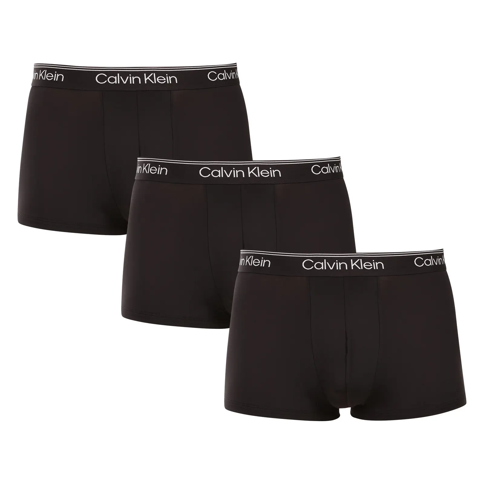 3PACK pánské boxerky Calvin Klein černé (NB4409-UB1)