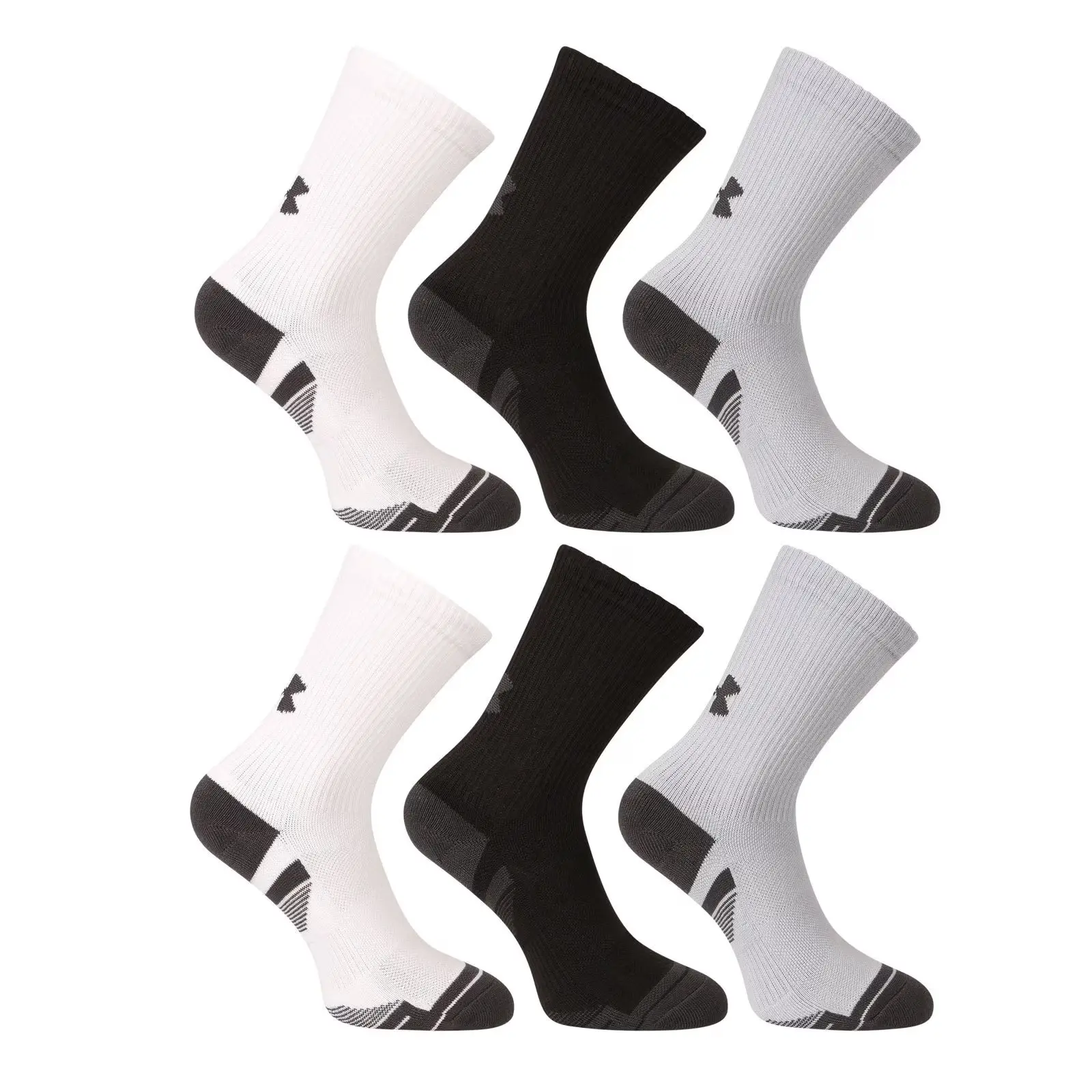 6PACK ponožky Under Armour vícebarevné (1386242 011) XL