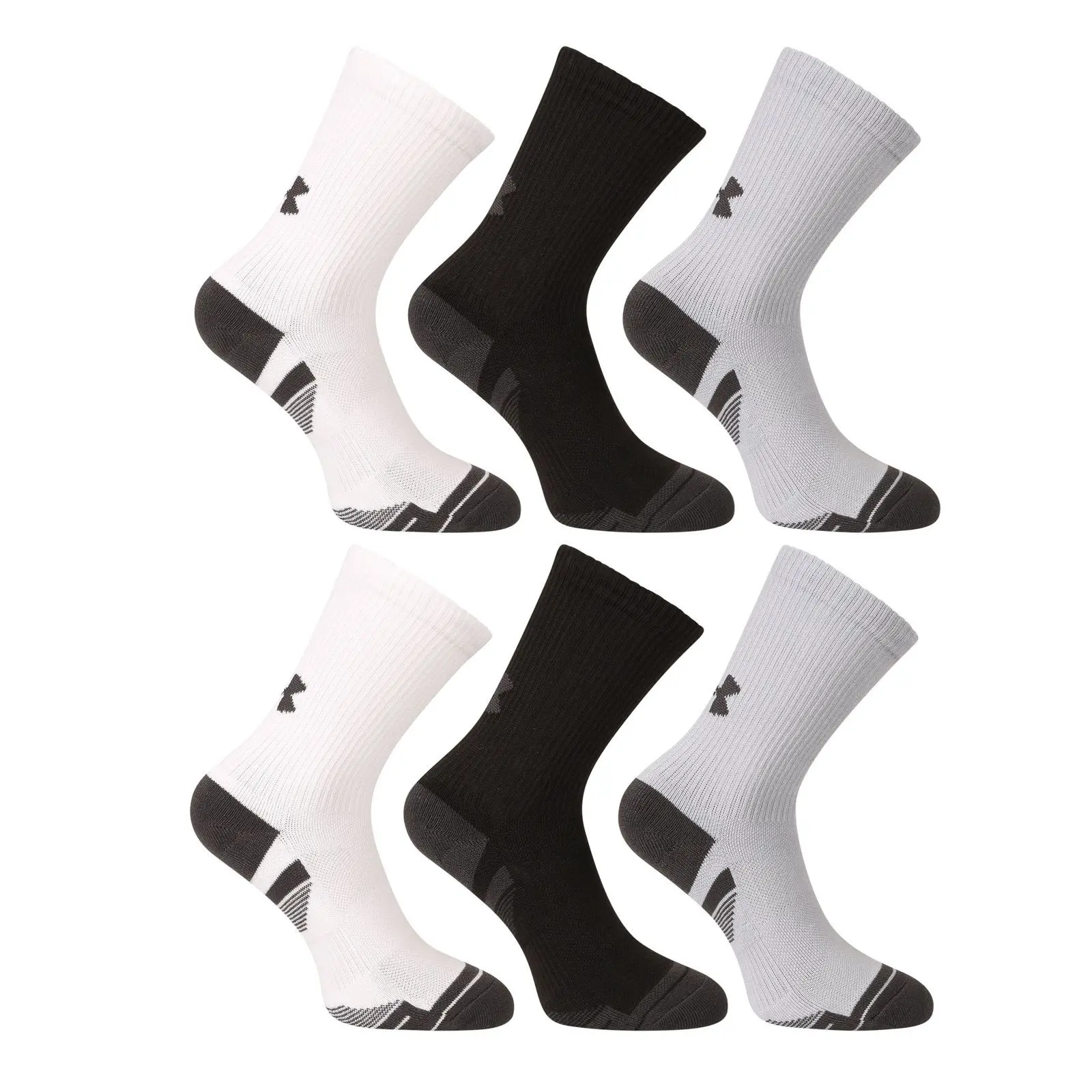6PACK ponožky Under Armour vícebarevné (1386242 011) XL