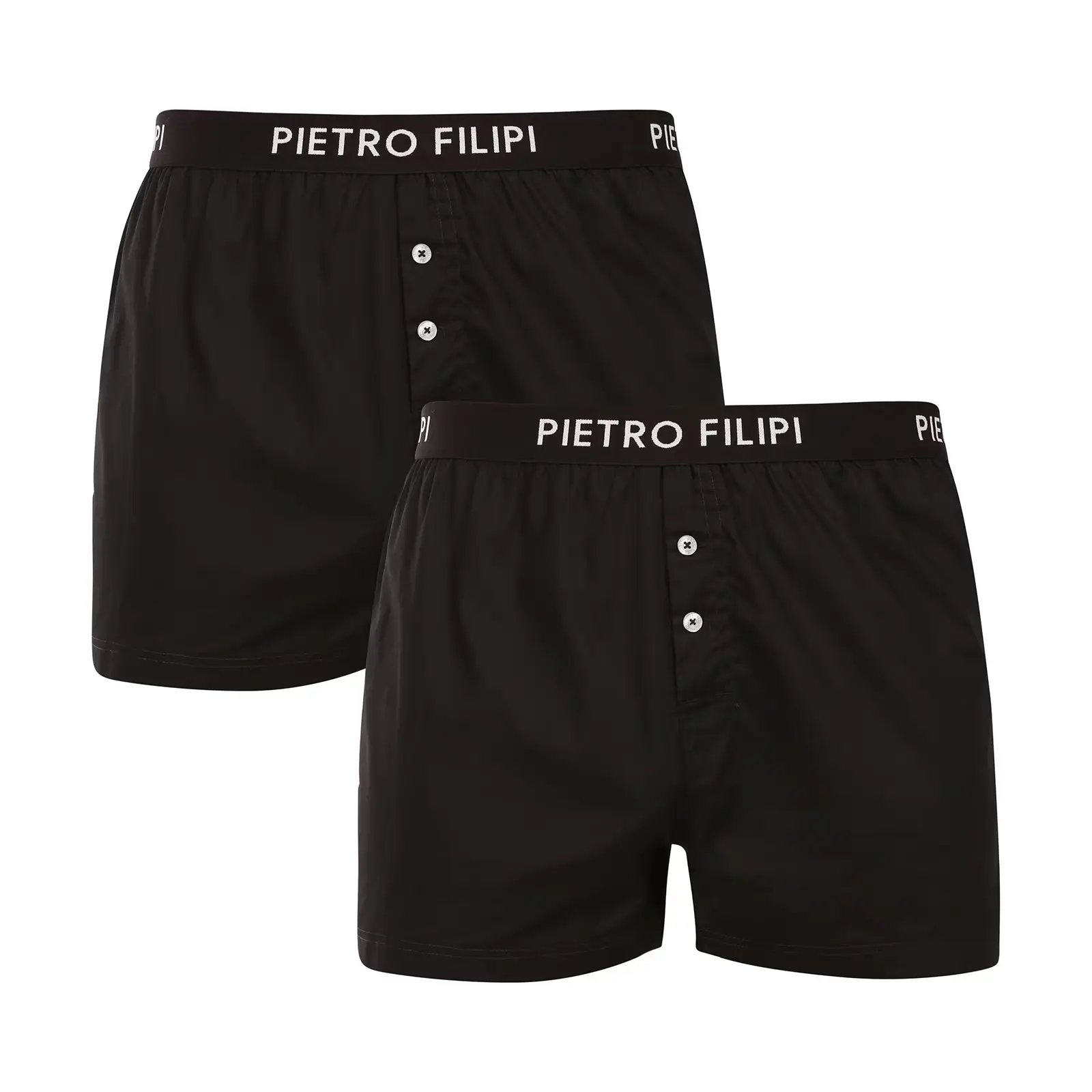 2PACK pánské trenky Pietro Filipi černé (2PGC1)