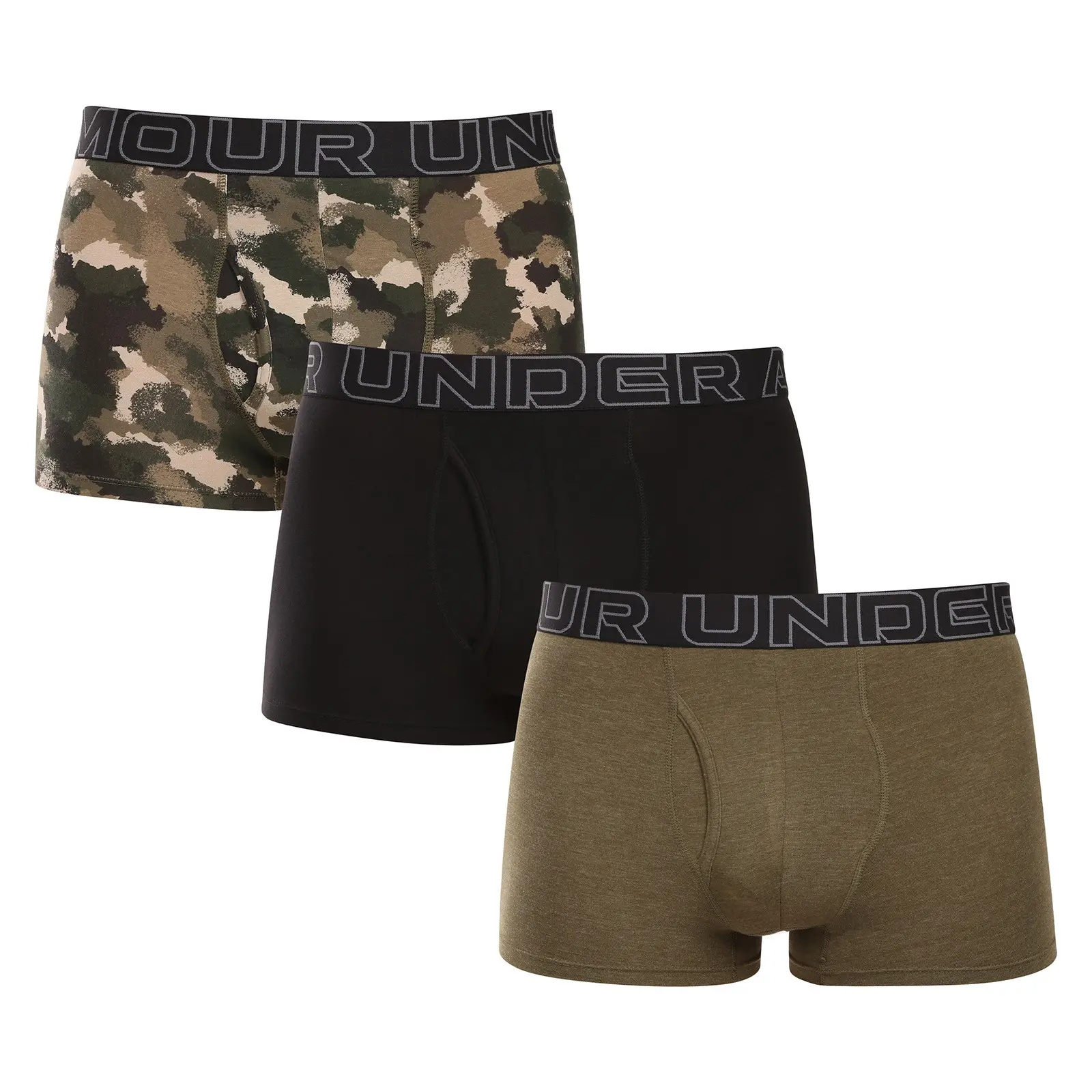 3PACK pánské boxerky Under Armour vícebarevné (1383892 391) 4XL, trenky / trenýrky
