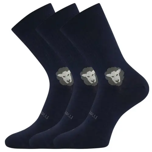 3PACK dětské ponožky Voxx merino modré (Barefootik merino-blue) 35/38