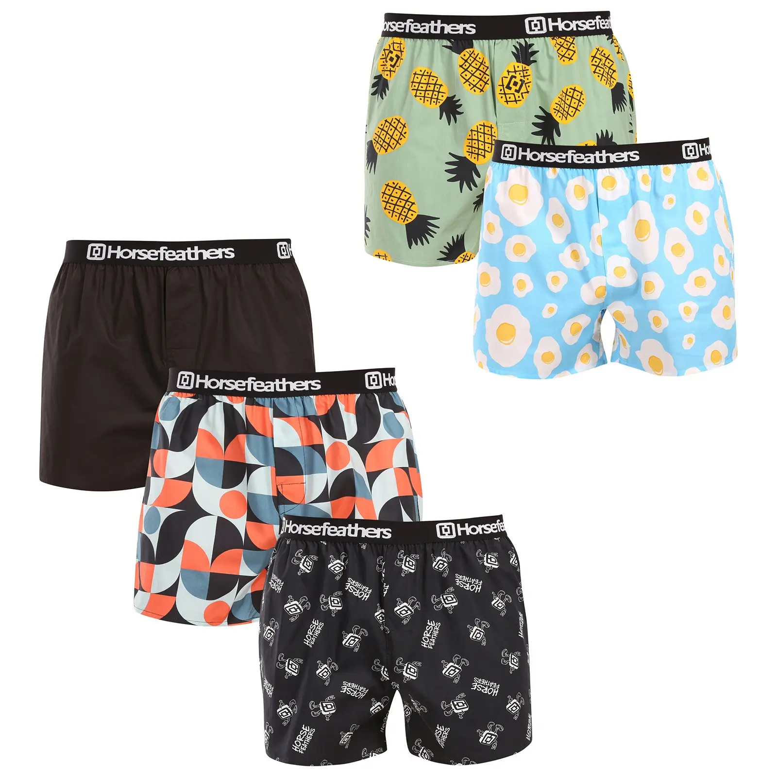 5PACK pánské trenky Horsefeathers Frazier Bundle 3 (AM287C)