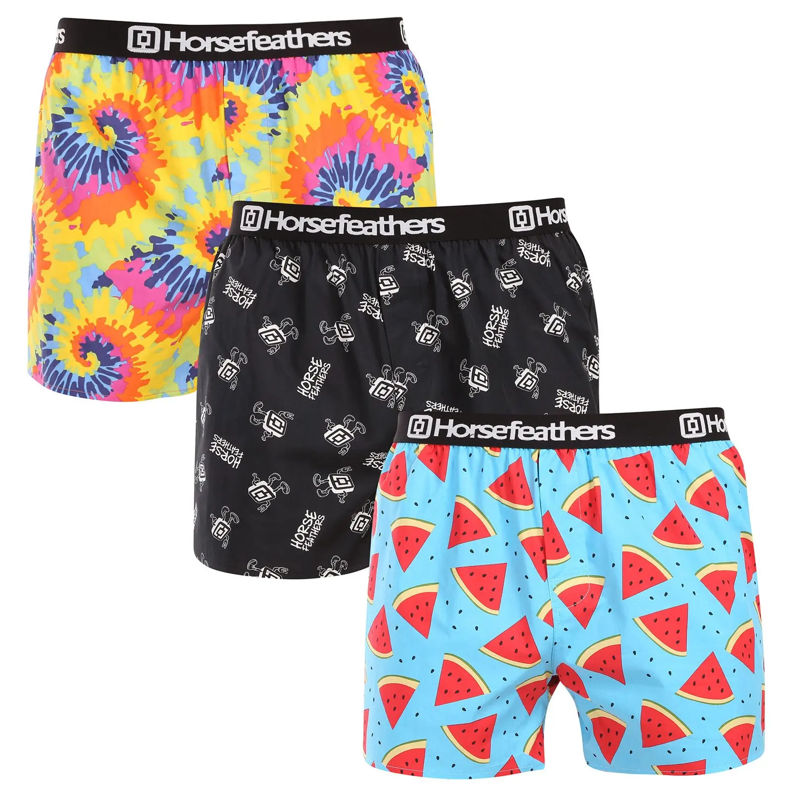 3PACK pánské trenky Horsefeathers Frazier Bundle 8 (AM096K)