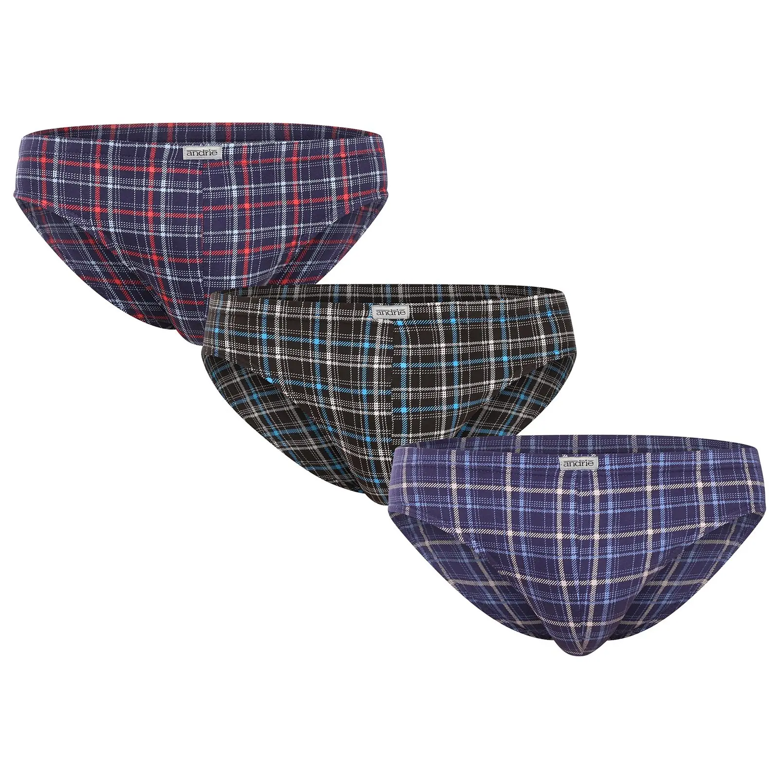 3PACK pánské slipy Andrie vícebarevné (PS 3587) L