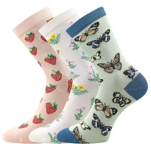 3PACK dětské ponožky Boma vícebarevné (057-21-43 XVII - mix C)