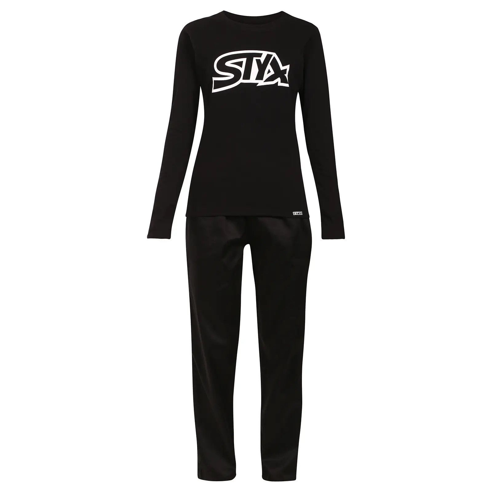 Dámské pyžamo Styx černé (PDD960)