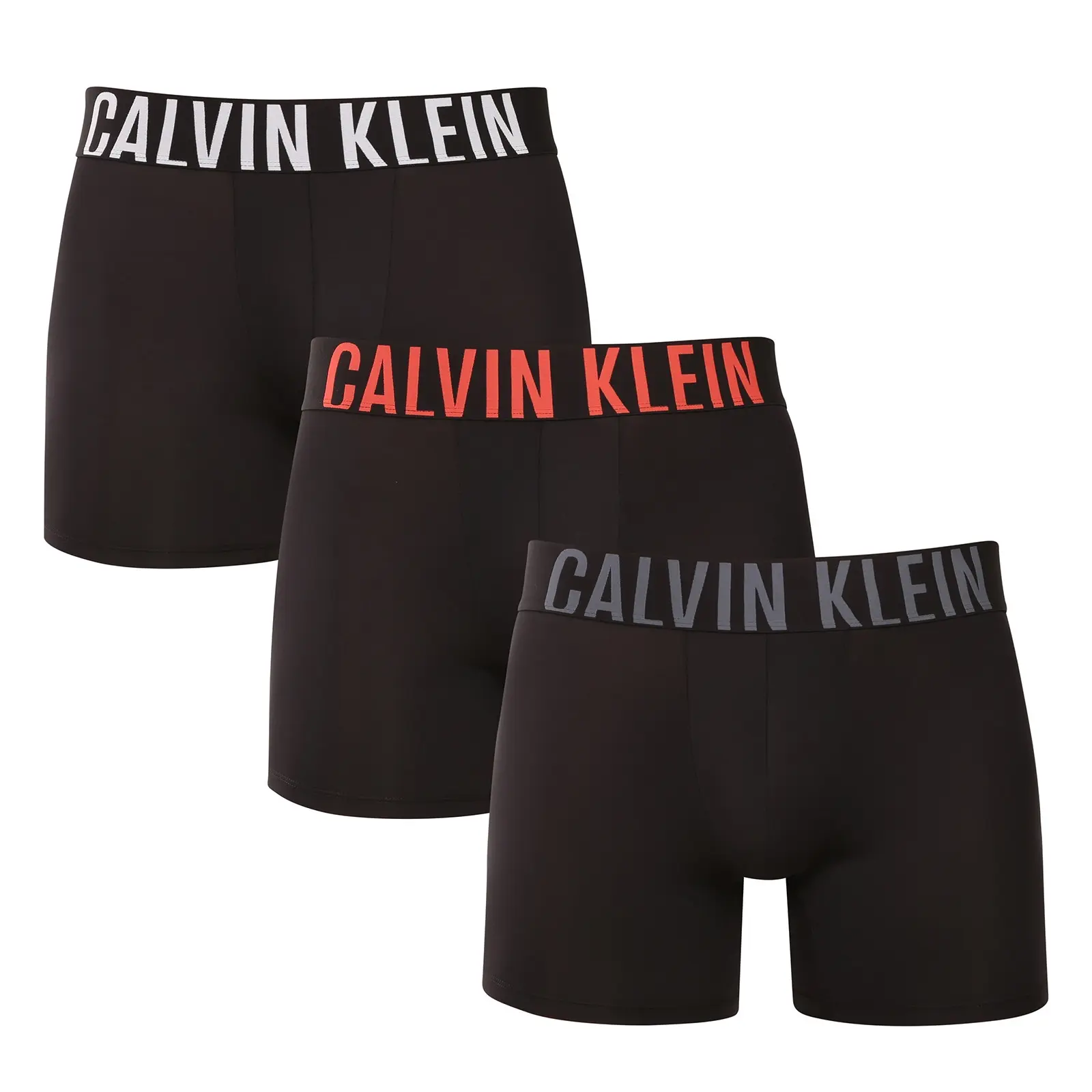 3PACK pánské boxerky Calvin Klein černé (NB3612A-2QS)