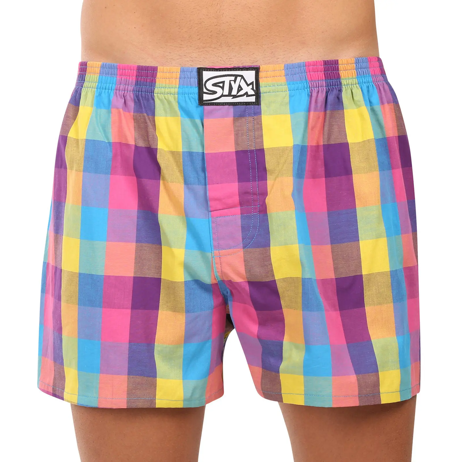 Pánské trenky Styx klasická guma vícebarevné (A0104)