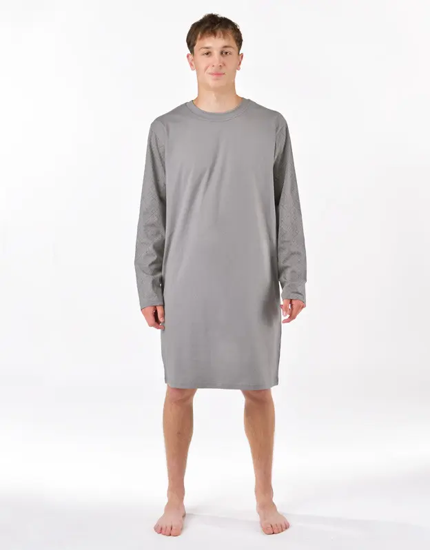Gina Košile noční pánská dlouhý rukáv 79203P Barva/Velikost: