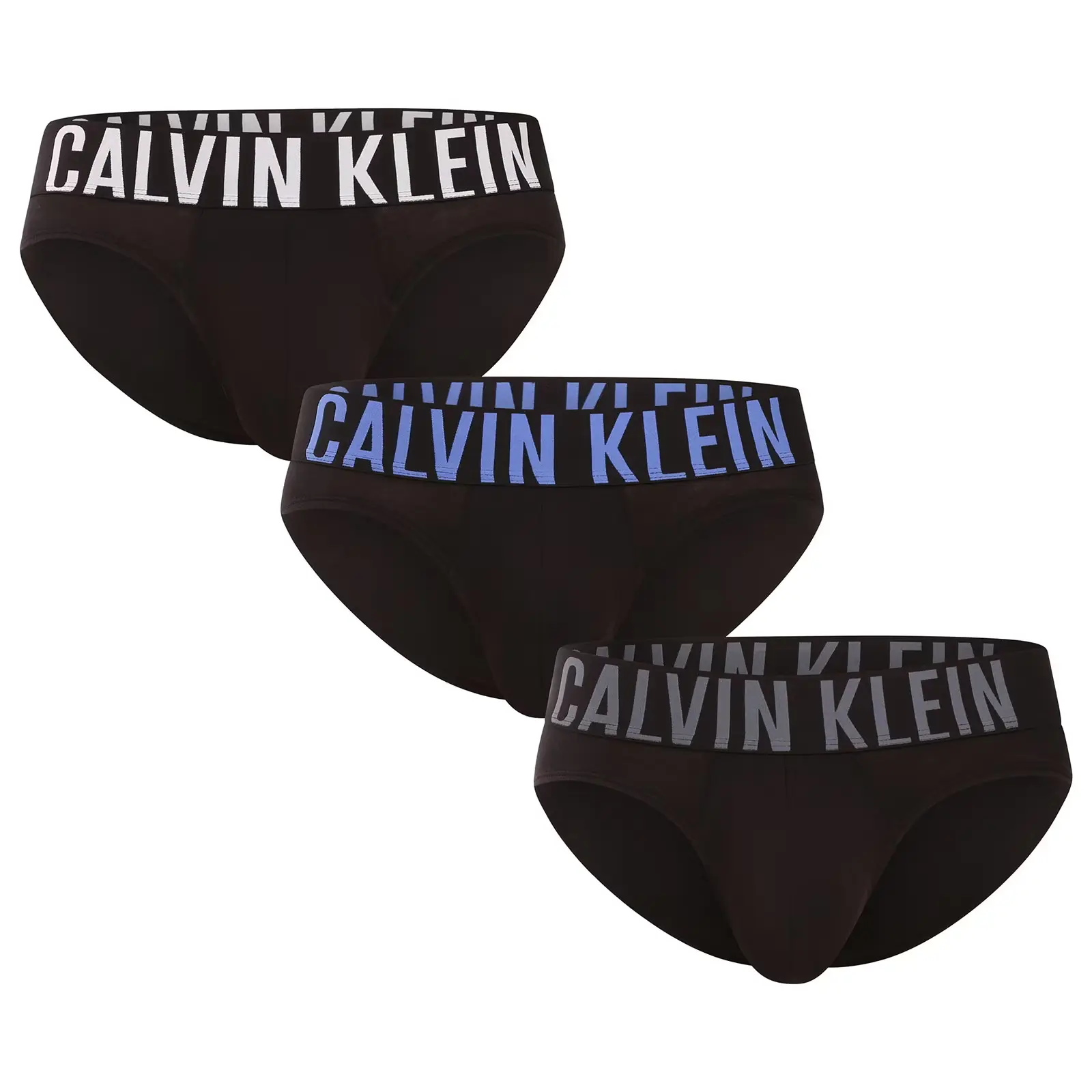 3PACK pánské slipy Calvin Klein černé (NB3607A-ZDM) M