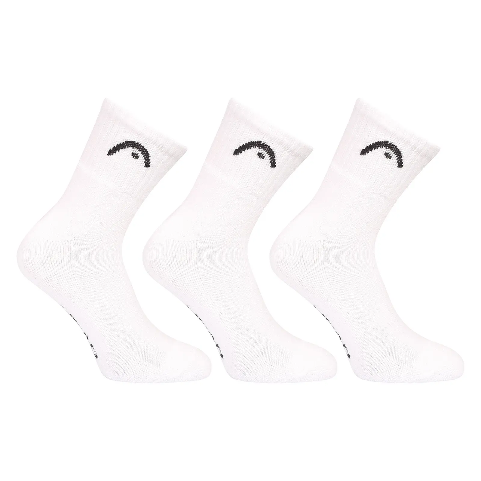 3PACK ponožky HEAD sportovní kotníkové bílé (701229016 002) S