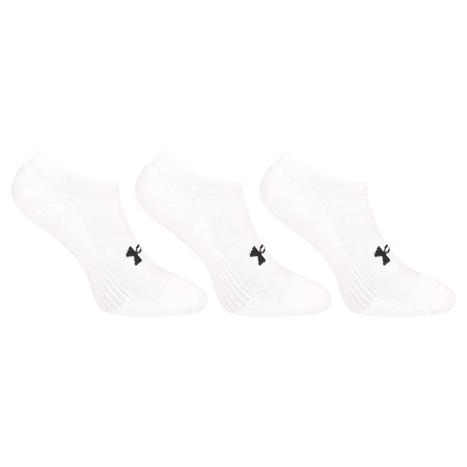 3PACK ponožky Under Armour bílé (1386313 100)