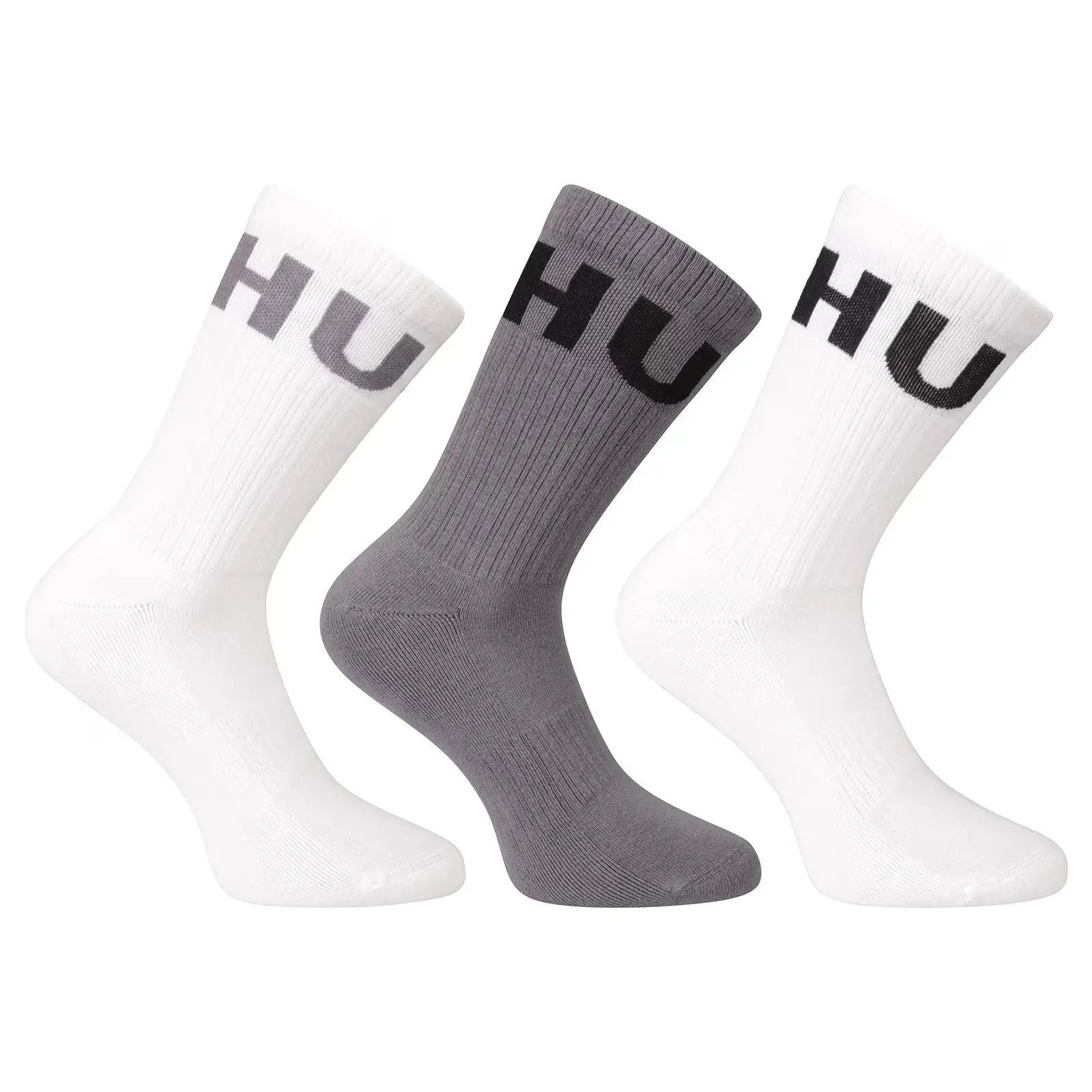 3PACK ponožky HUGO vysoké vícebarevné (50531517 964)