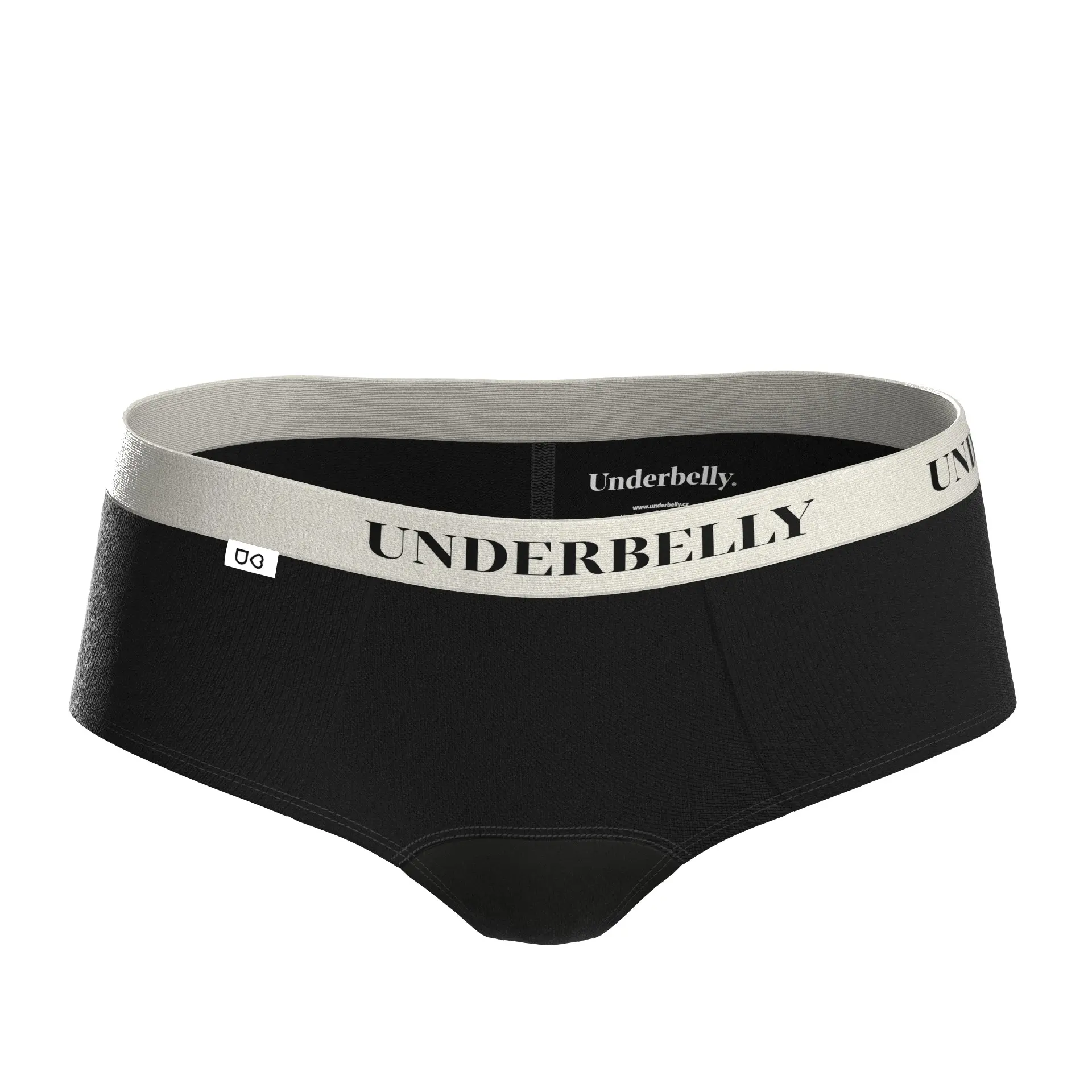 Menstruační kalhotky Underbelly Lowee černé (LOWEE-CE-BI-1-PAD)