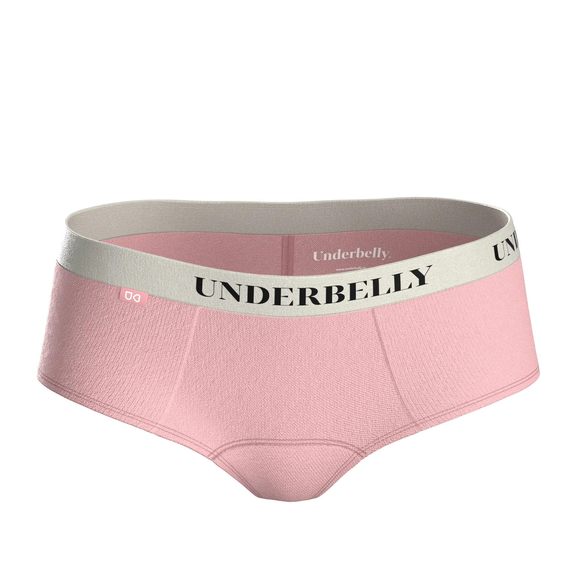 Menstruační kalhotky Underbelly Lowee růžové (LOWEE-RU-BI-1-MM)