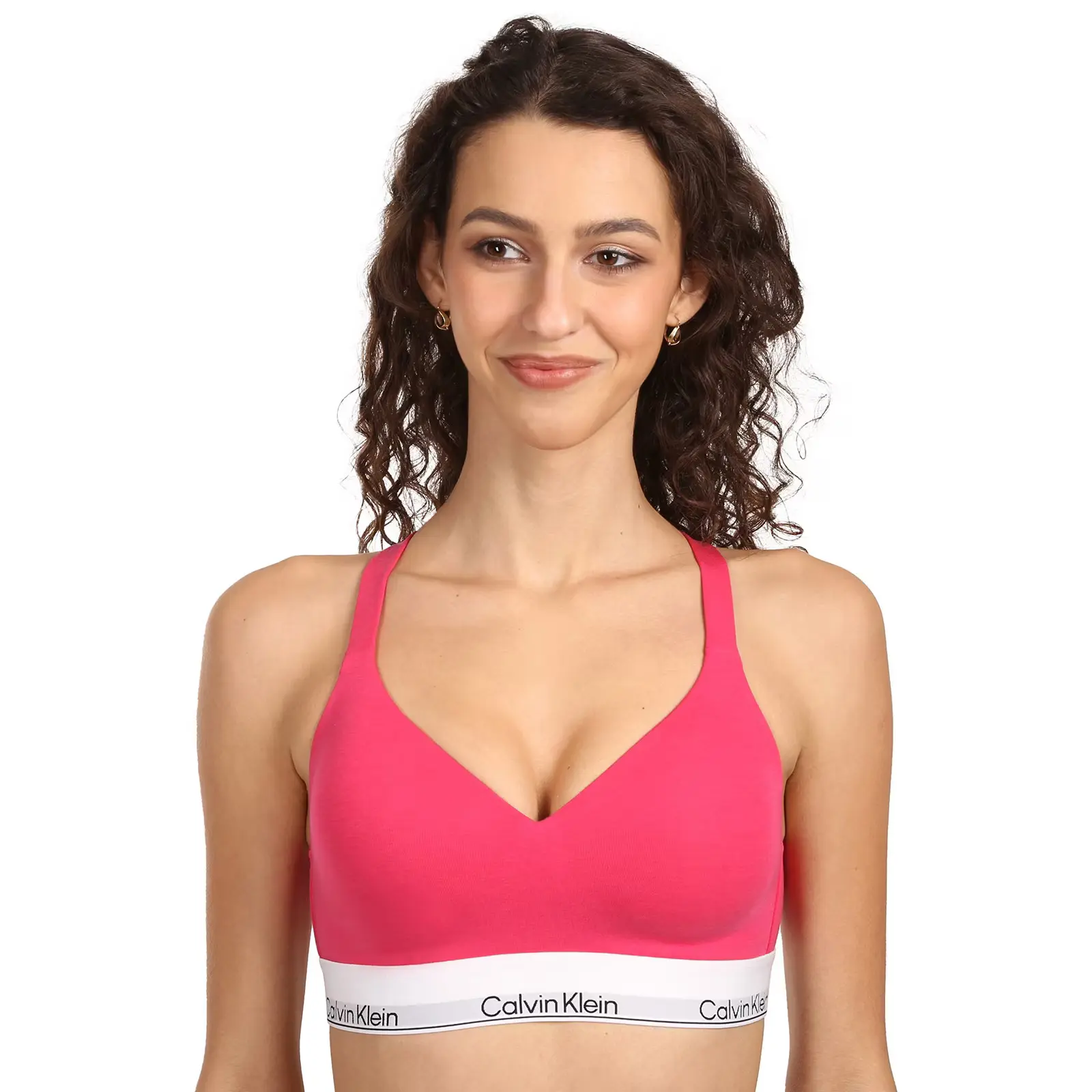 Dámská podprsenka Calvin Klein růžová (QF8500-24S) M
