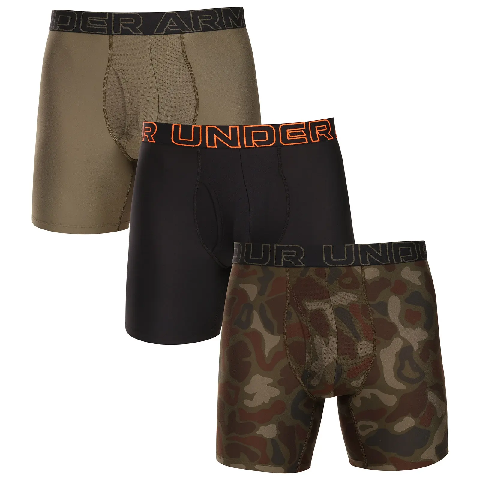 3PACK pánské boxerky Under Armour vícebarevné (1383879 392) 5XL, trenky / trenýrky