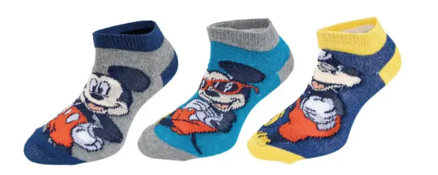 3PACK dětské ponožky Mickey vícebarevné (38131/blue)