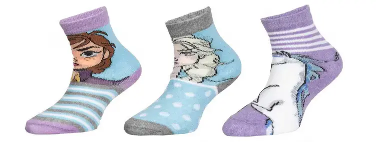 3PACK dětské ponožky Disney Frozen vícebarevné (38765)