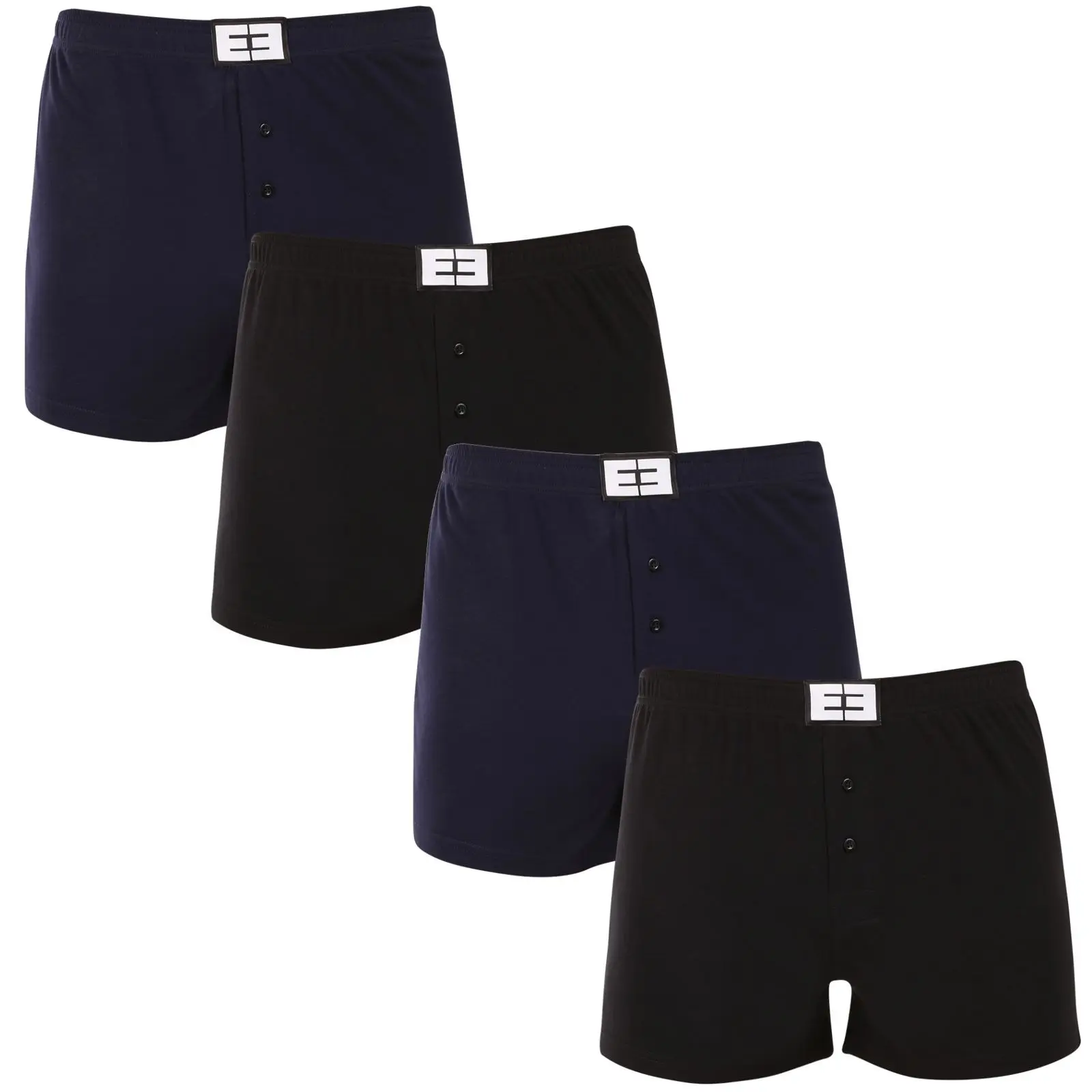 4PACK pánské trenky Nedeto vícebarevné (4NTV01)