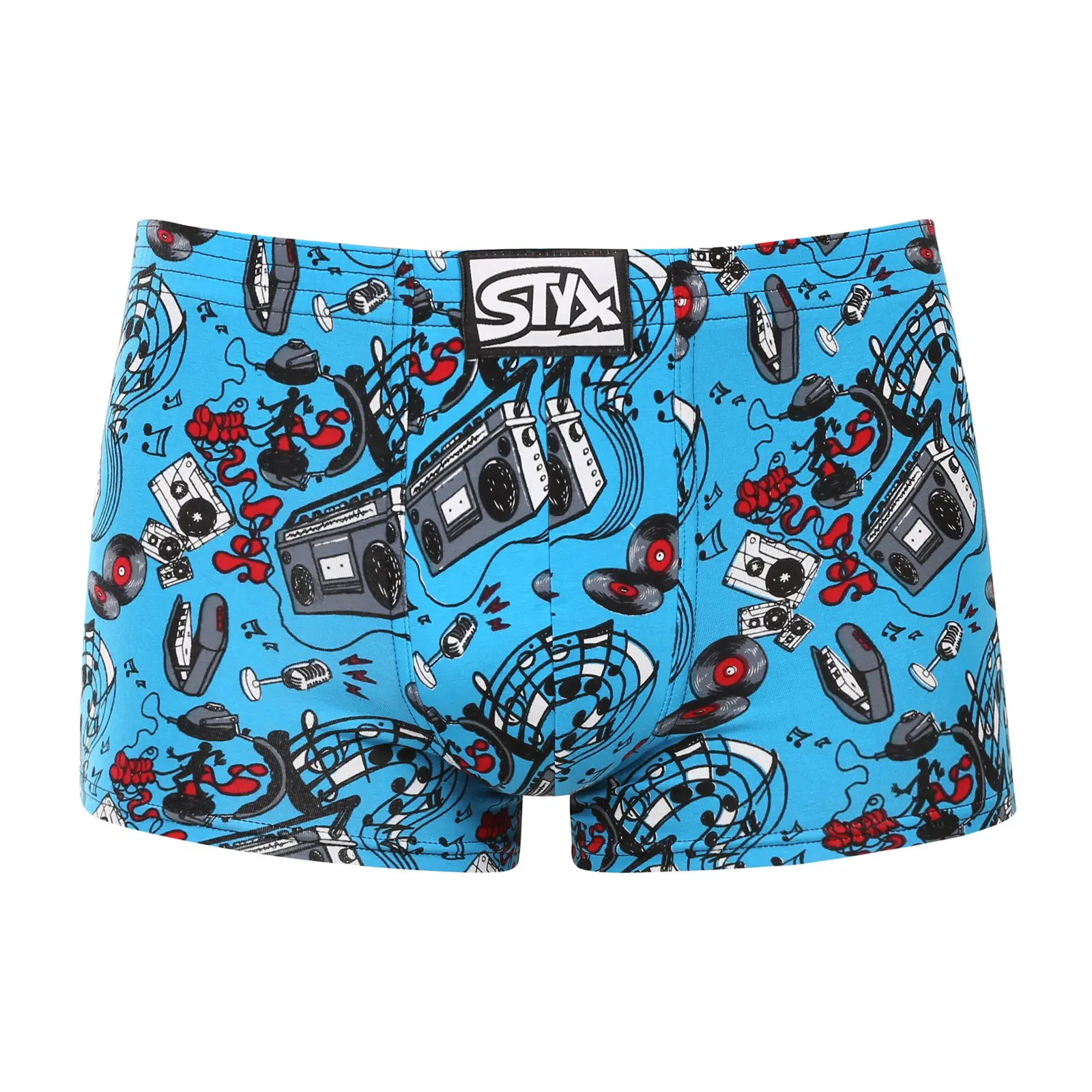 Pánské boxerky Styx art klasická guma hudba (Q1558)