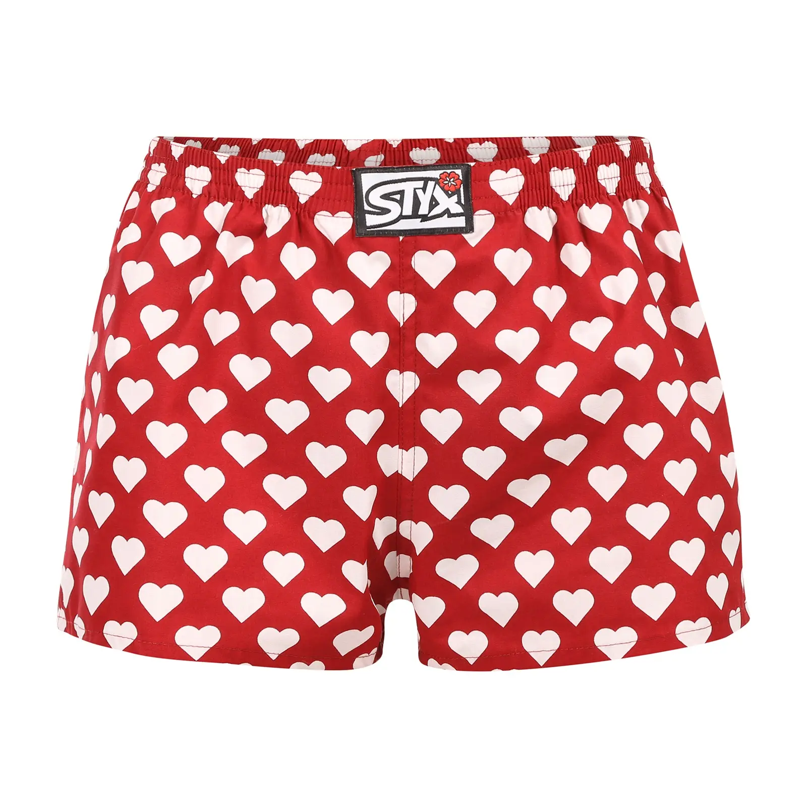 Dámské trenky Styx art klasická guma srdíčka (K1951) XL, trenýrky