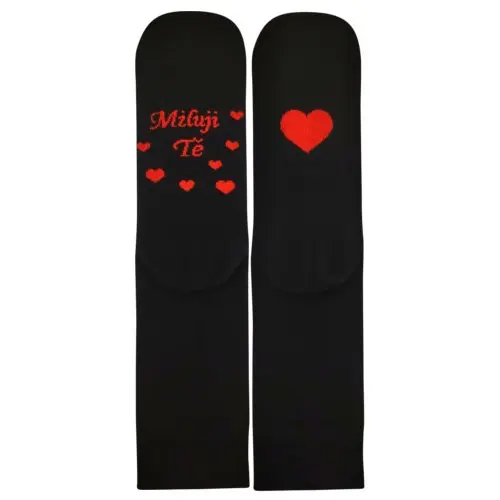 Ponožky Lonka Miluji tě černé (Darling 1) M