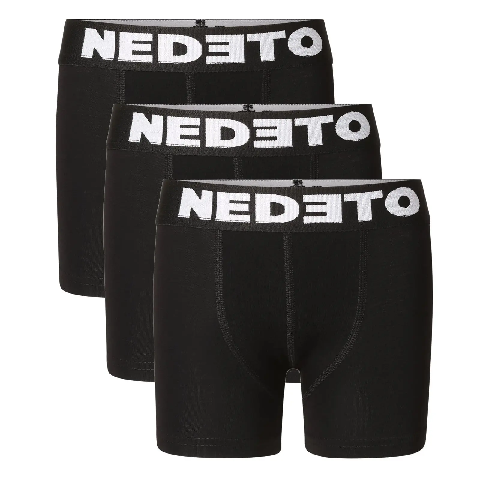3PACK dětské boxerky Nedeto černé (3NBDC1)