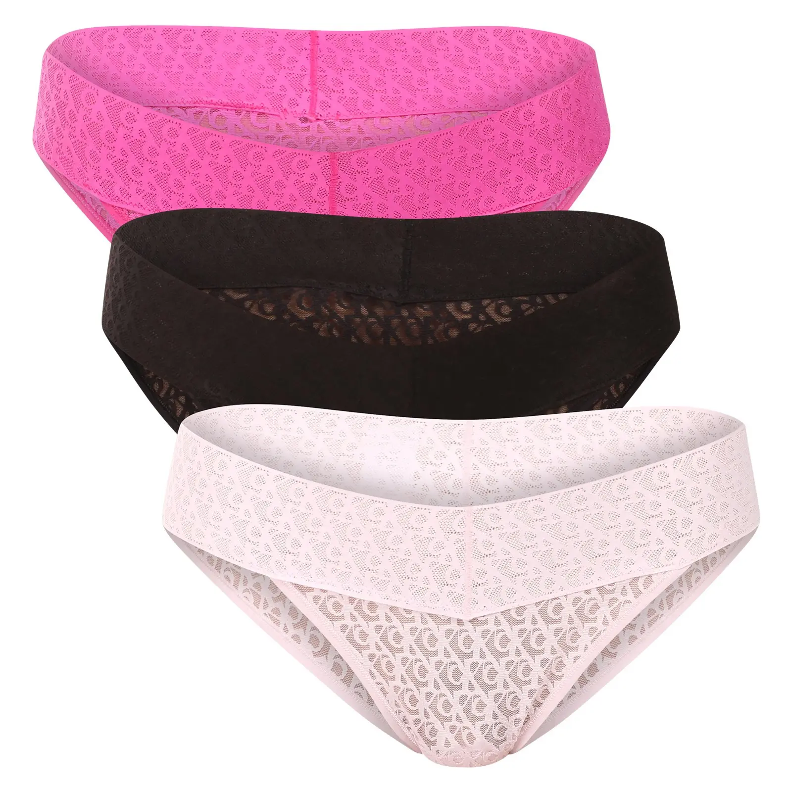 3PACK dámské kalhotky Calvin Klein vícebarevné (QD5305-FBS)