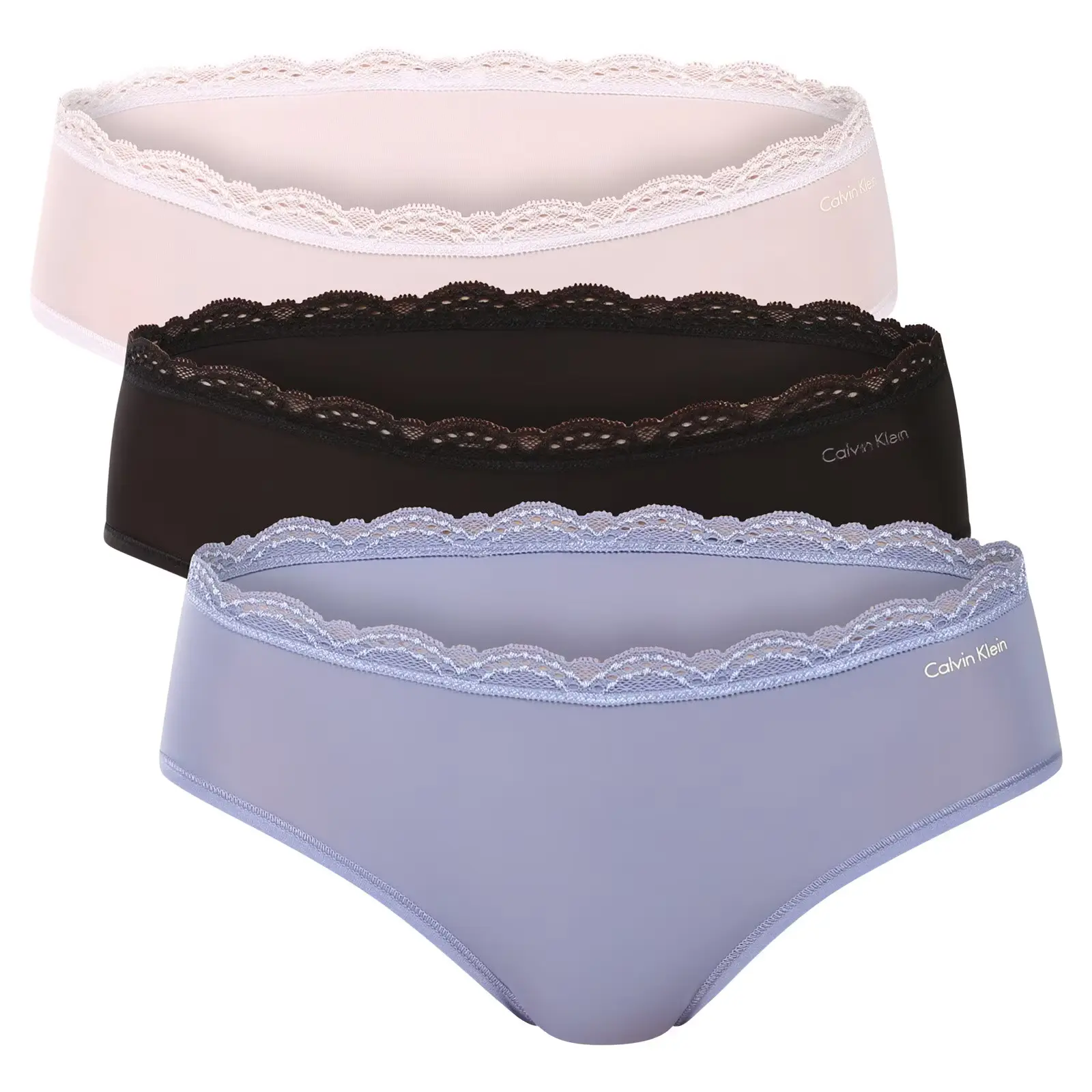 3PACK dámské kalhotky Calvin Klein vícebarevné (QD5302-3FD)