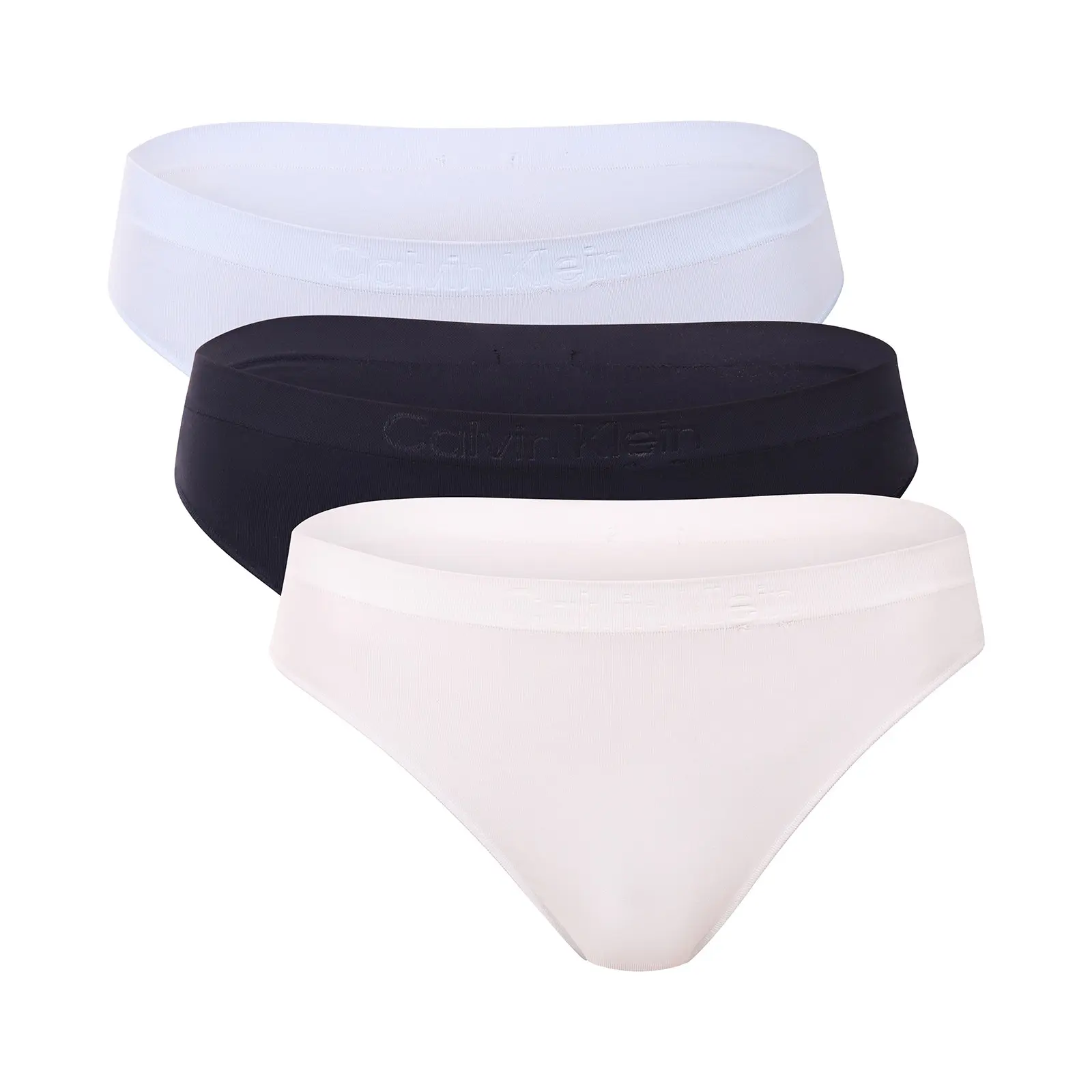 3PACK dámská tanga Calvin Klein vícebarevné (QD5211-FBI)