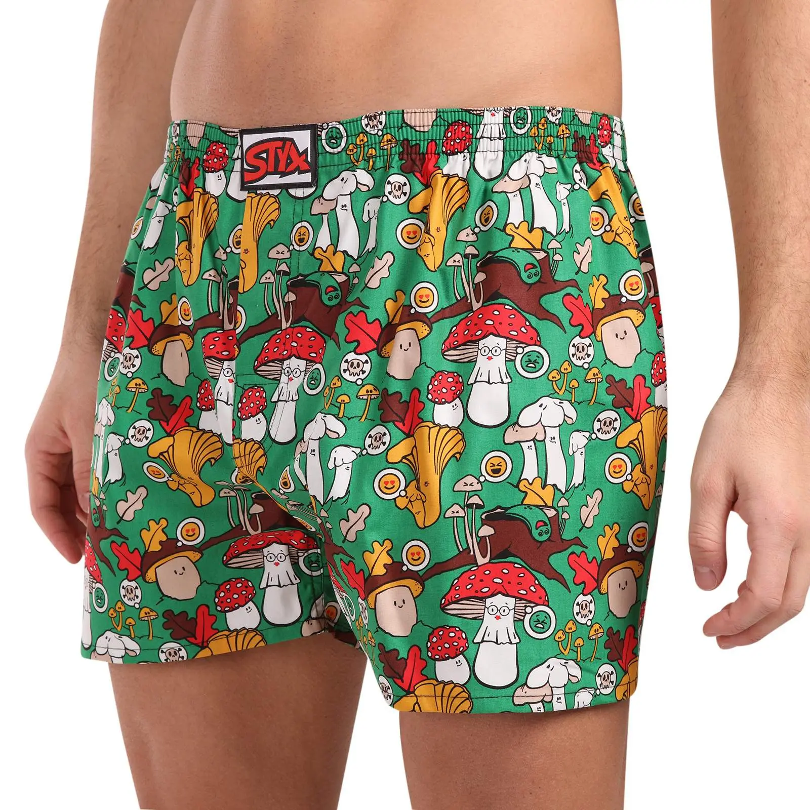Pánské trenky Styx art klasická guma nadrozměr houby (E1858)