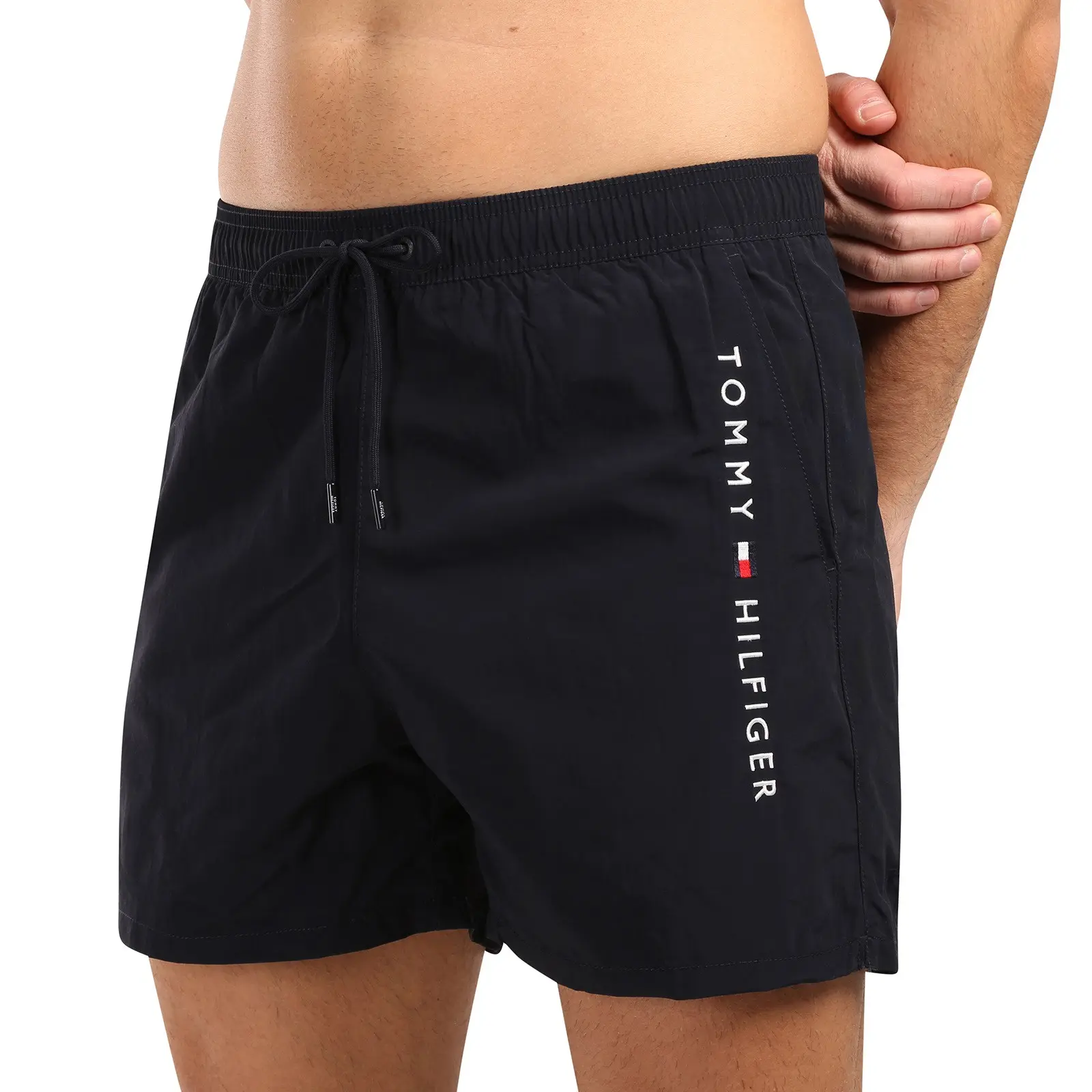 Pánské plavky Tommy Hilfiger černé (UM0UM03748 DW5)