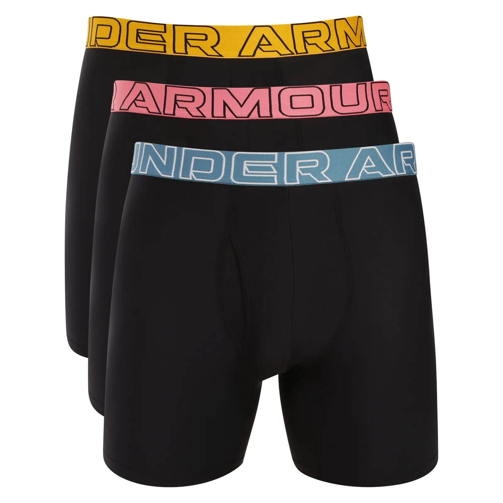 3PACK pánské boxerky Under Armour černé (1383878 006) M, trenky / trenýrky