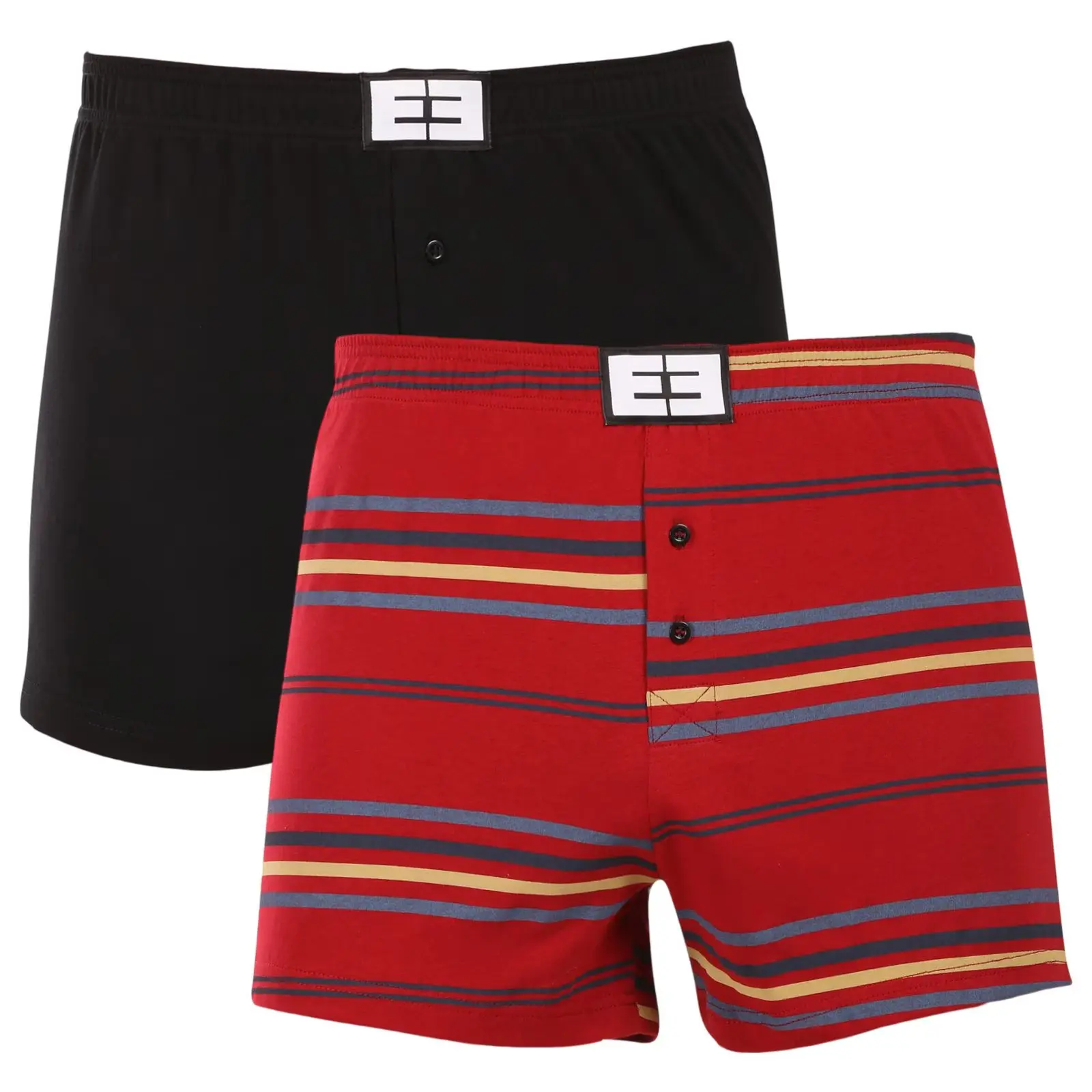 2PACK pánské trenky Nedeto vícebarevné (2NTV02)