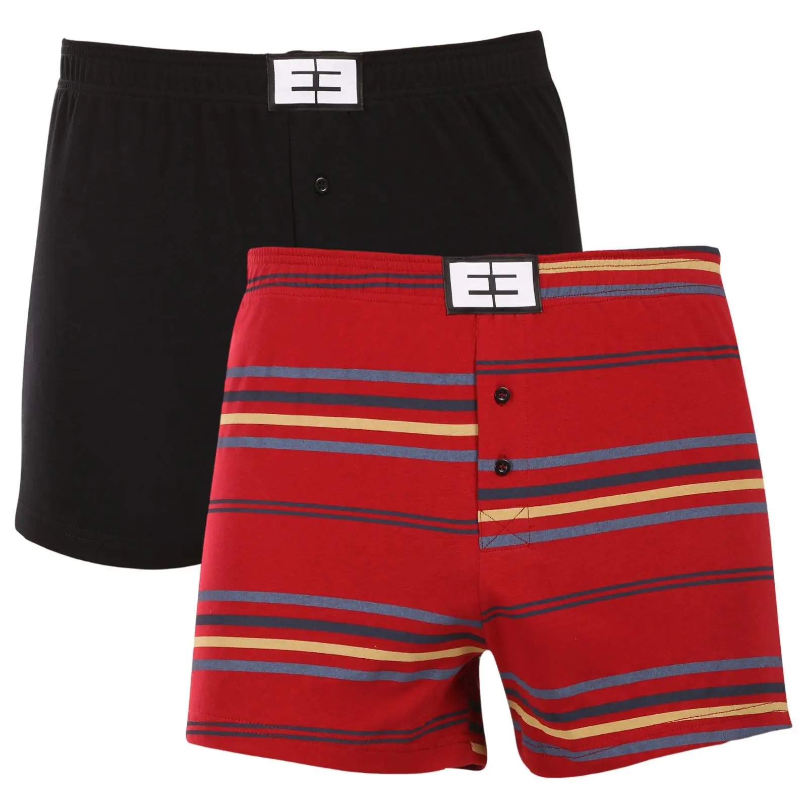 2PACK pánské trenky Nedeto vícebarevné (2NTV02)