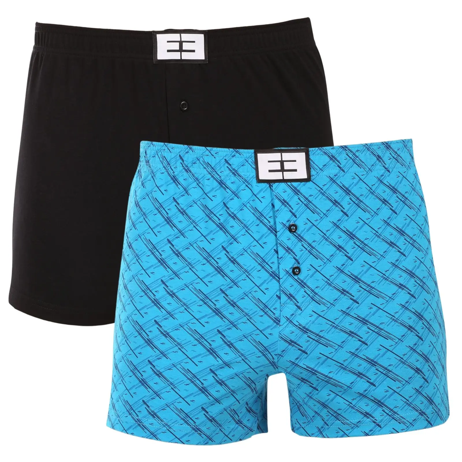 2PACK pánské trenky Nedeto vícebarevné (2NTV04)