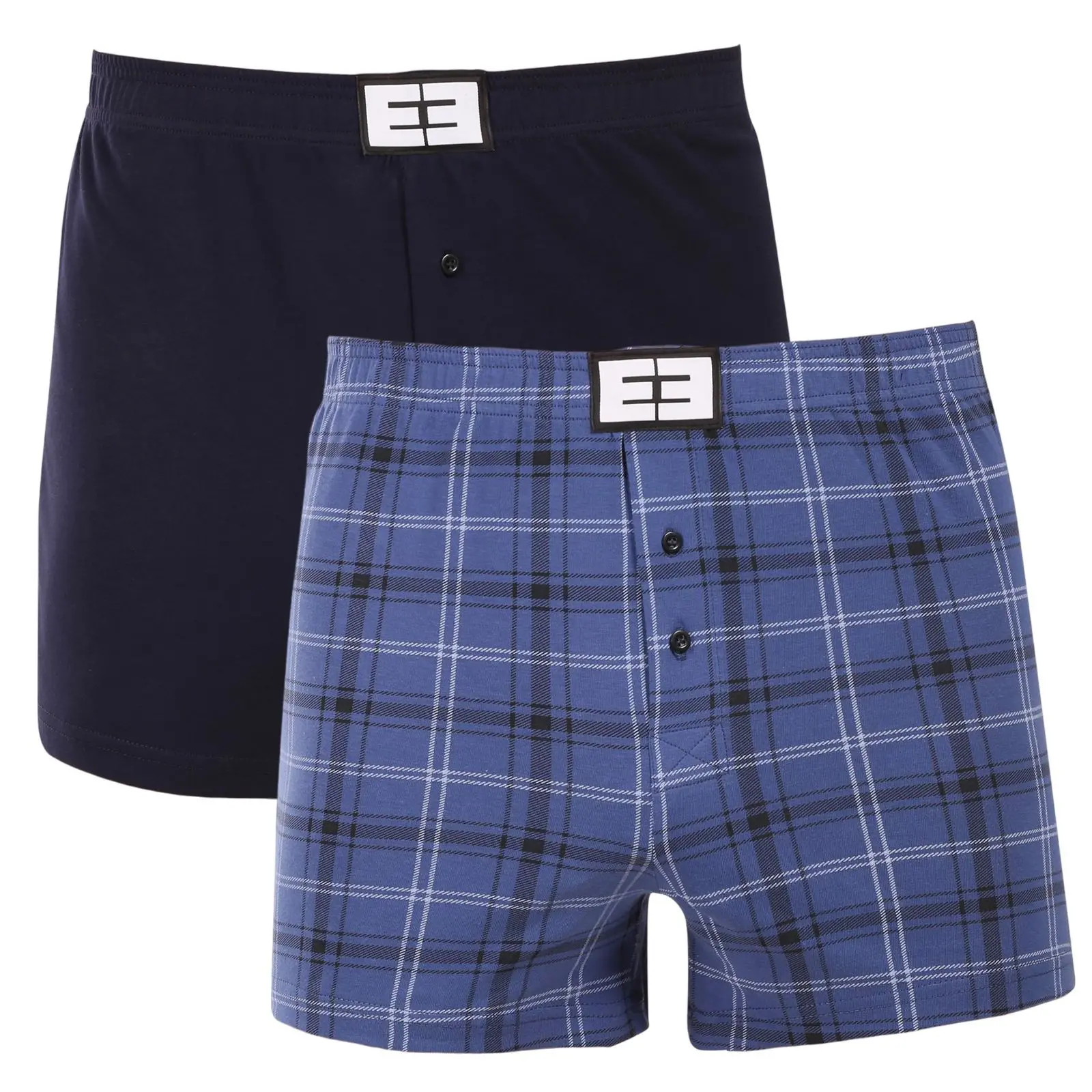 2PACK pánské trenky Nedeto vícebarevné (2NTV03) XL, trenýrky