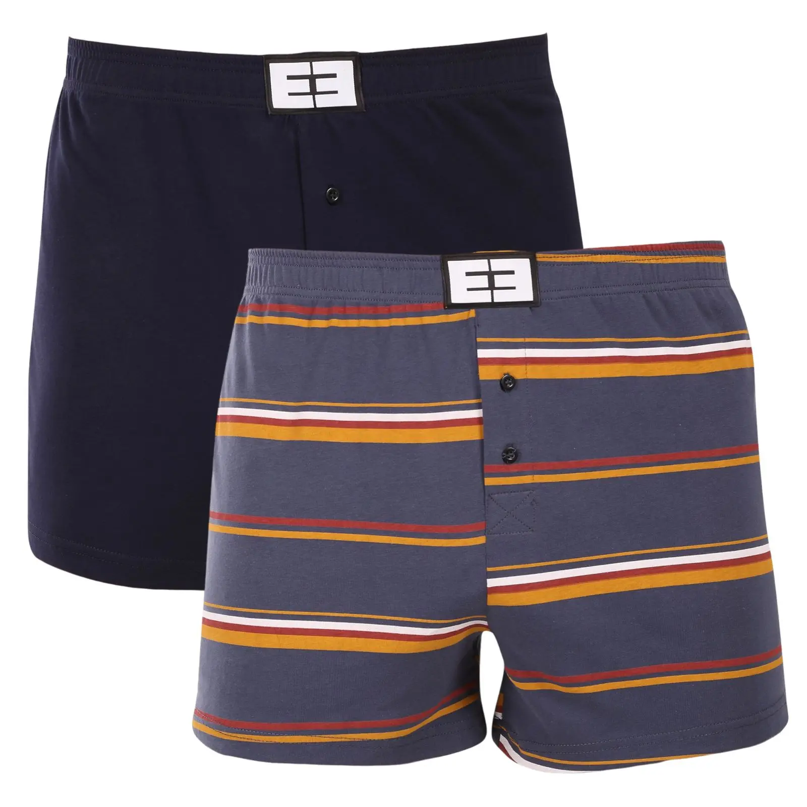 2PACK pánské trenky Nedeto vícebarevné (2NTV01)