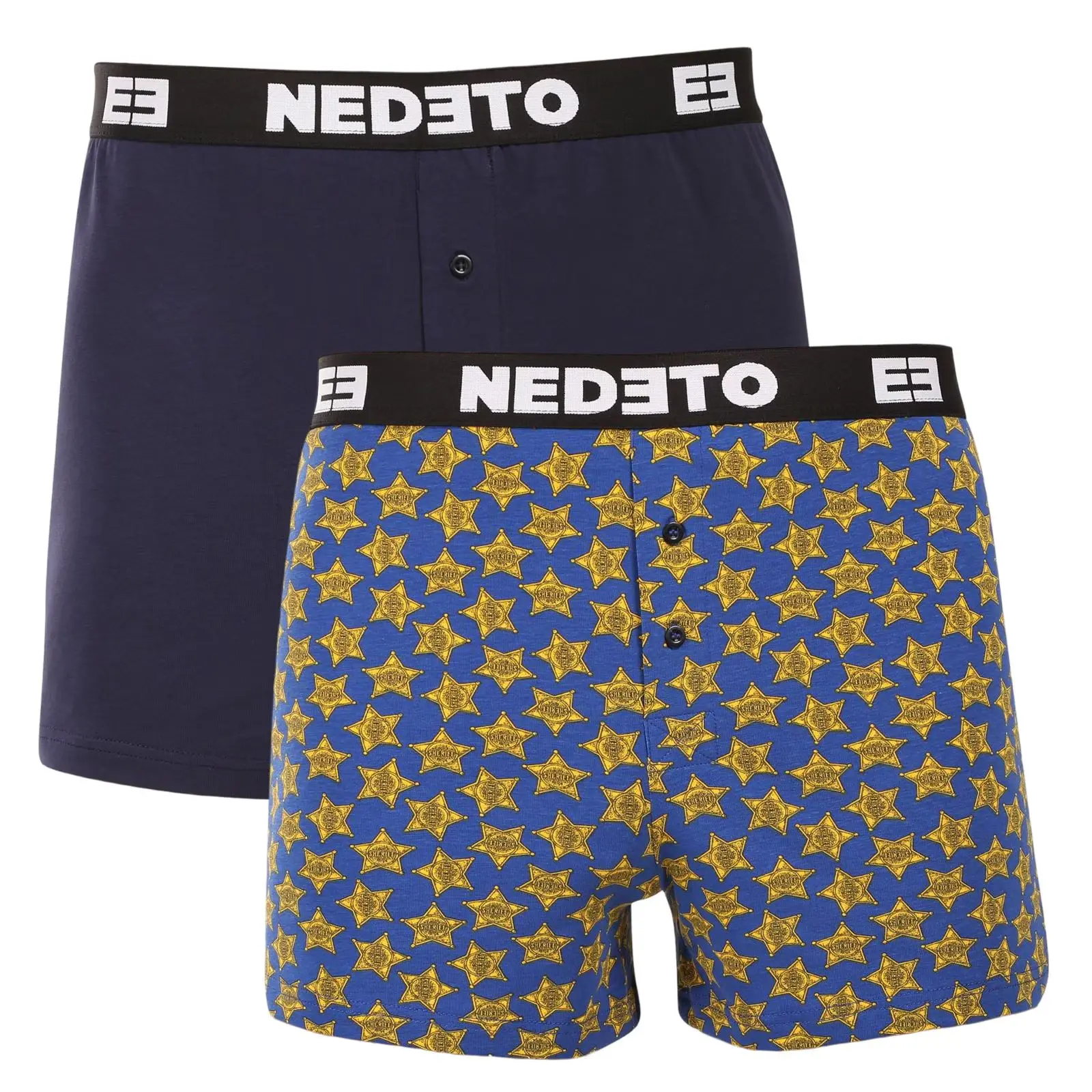 2PACK pánské trenky Nedeto vícebarevné (2NGV01)