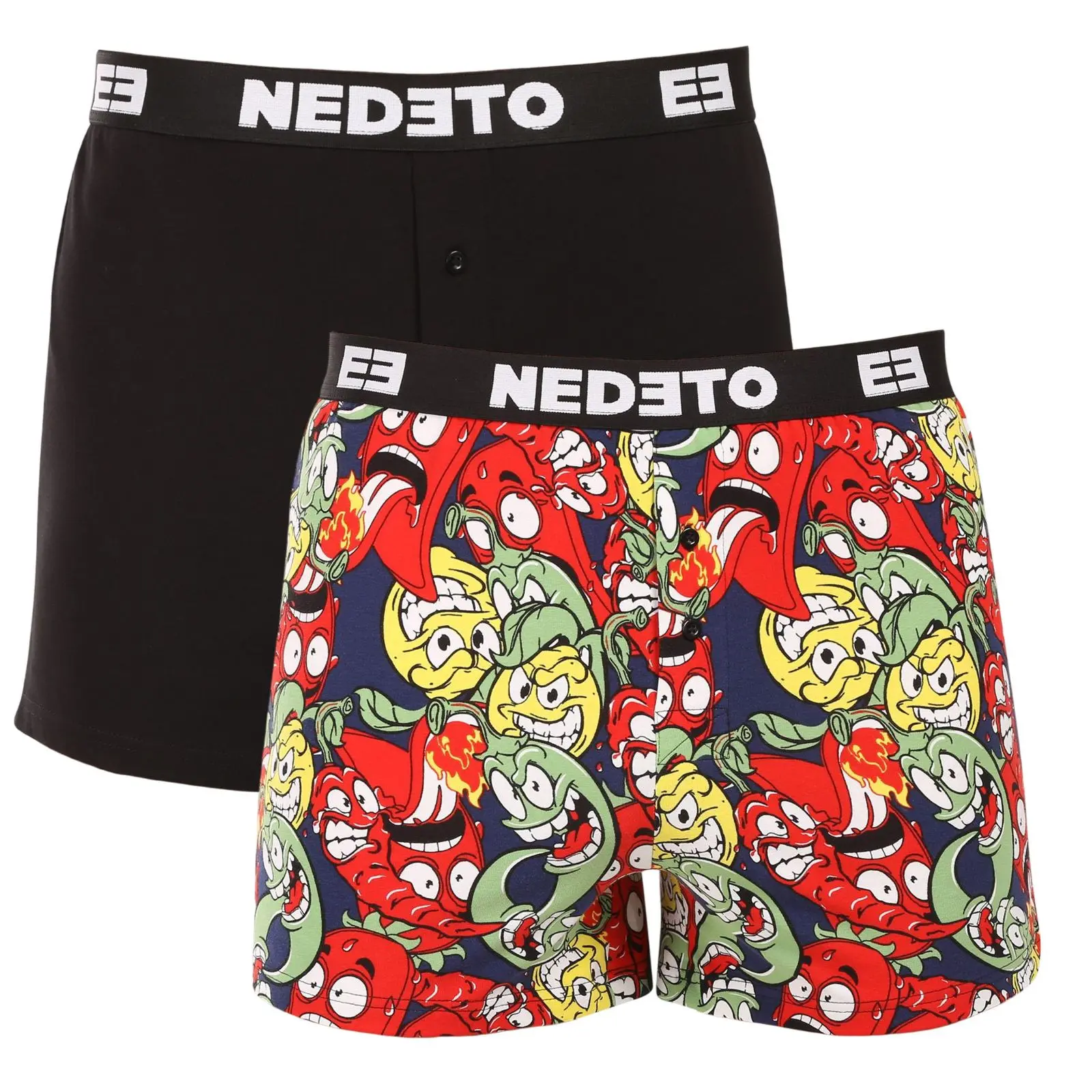 2PACK pánské trenky Nedeto vícebarevné (2NGV07)