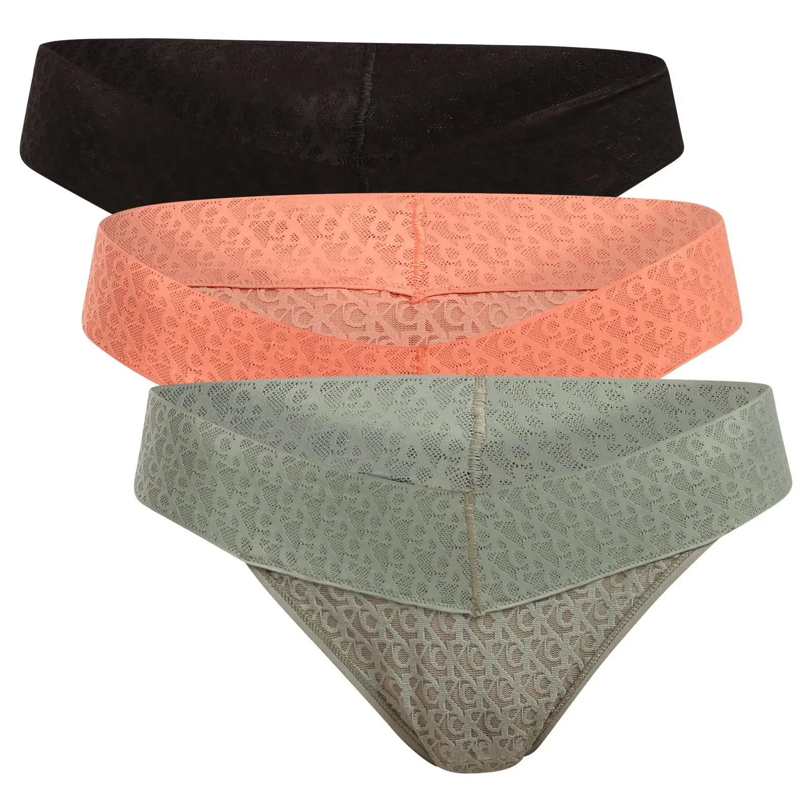 3PACK dámské kalhotky Calvin Klein vícebarevné (QD5305-FCN)